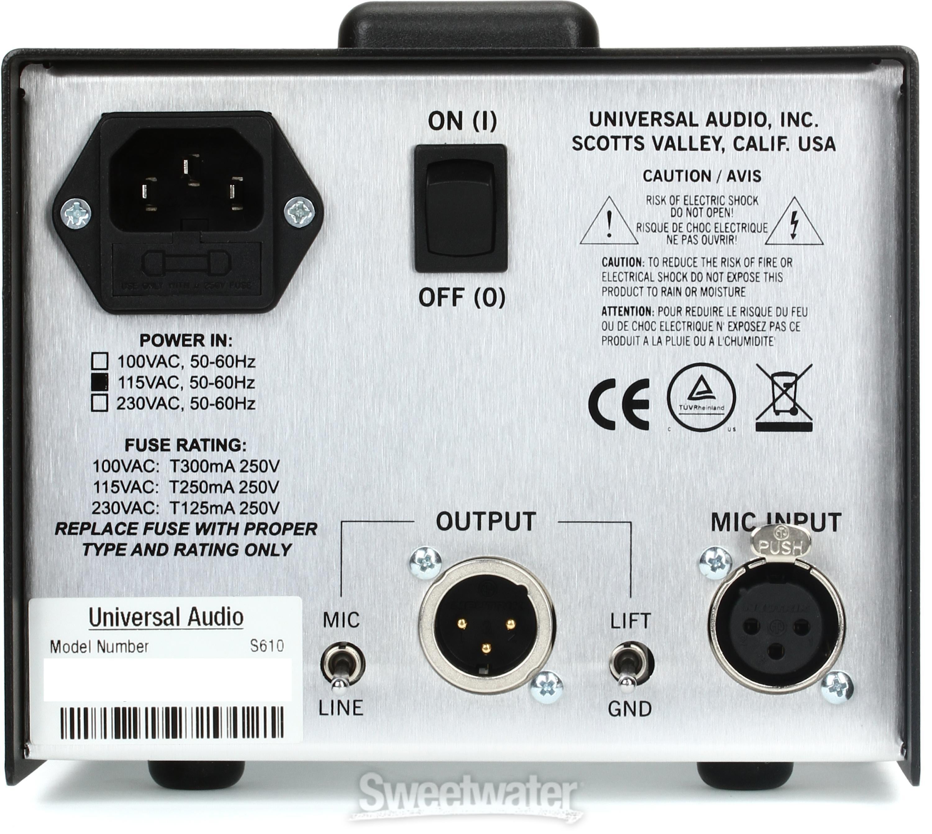 Universal Audio SOLO/610 Tube Desktop Microphone Preamp | Sweetwater
