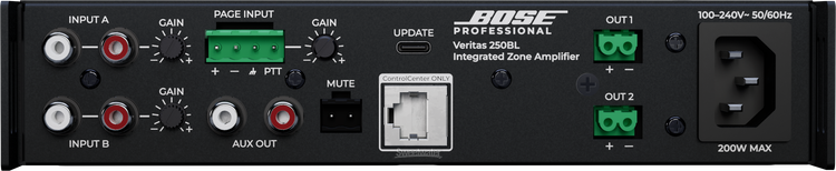 Bose Professional 250BL 50-watt 2-channel Smart Mixer Amplifier