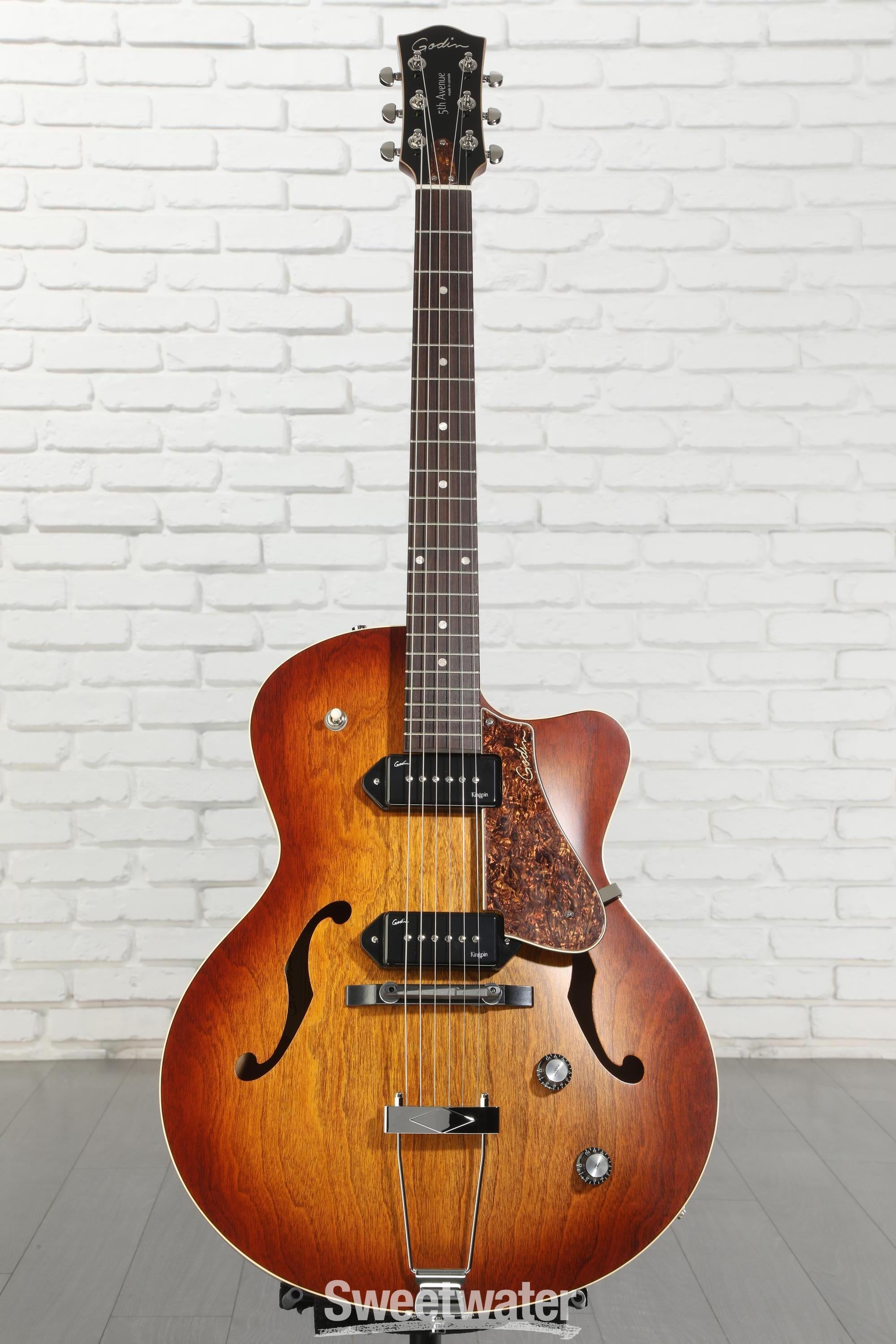 Godin 5th Avenue CW Kingpin II P90 Hollowbody Electric Guitar