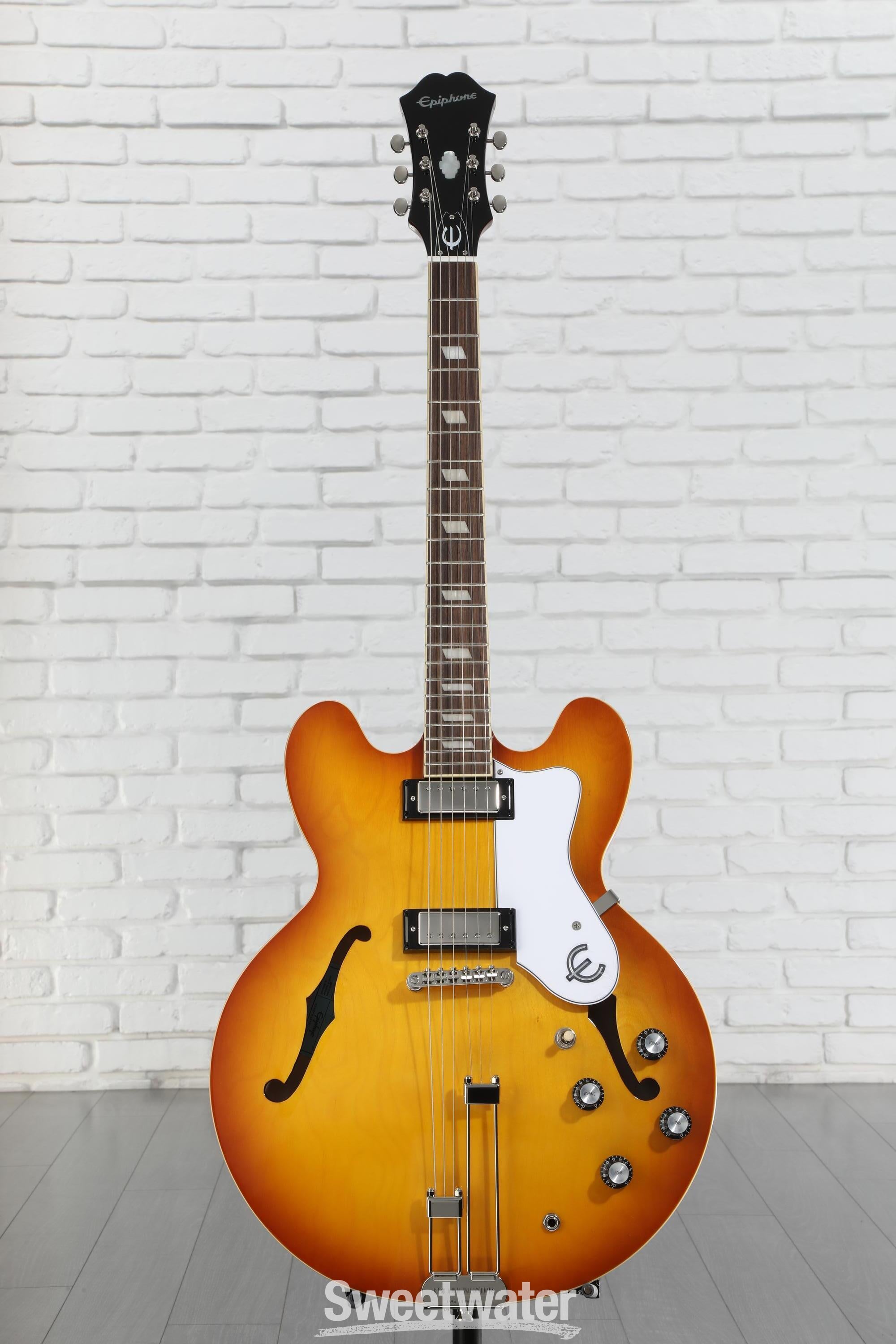 beep　Epiphone riviera Epiphone Riviera Semi-hollowbody - Sparkling Burgundy