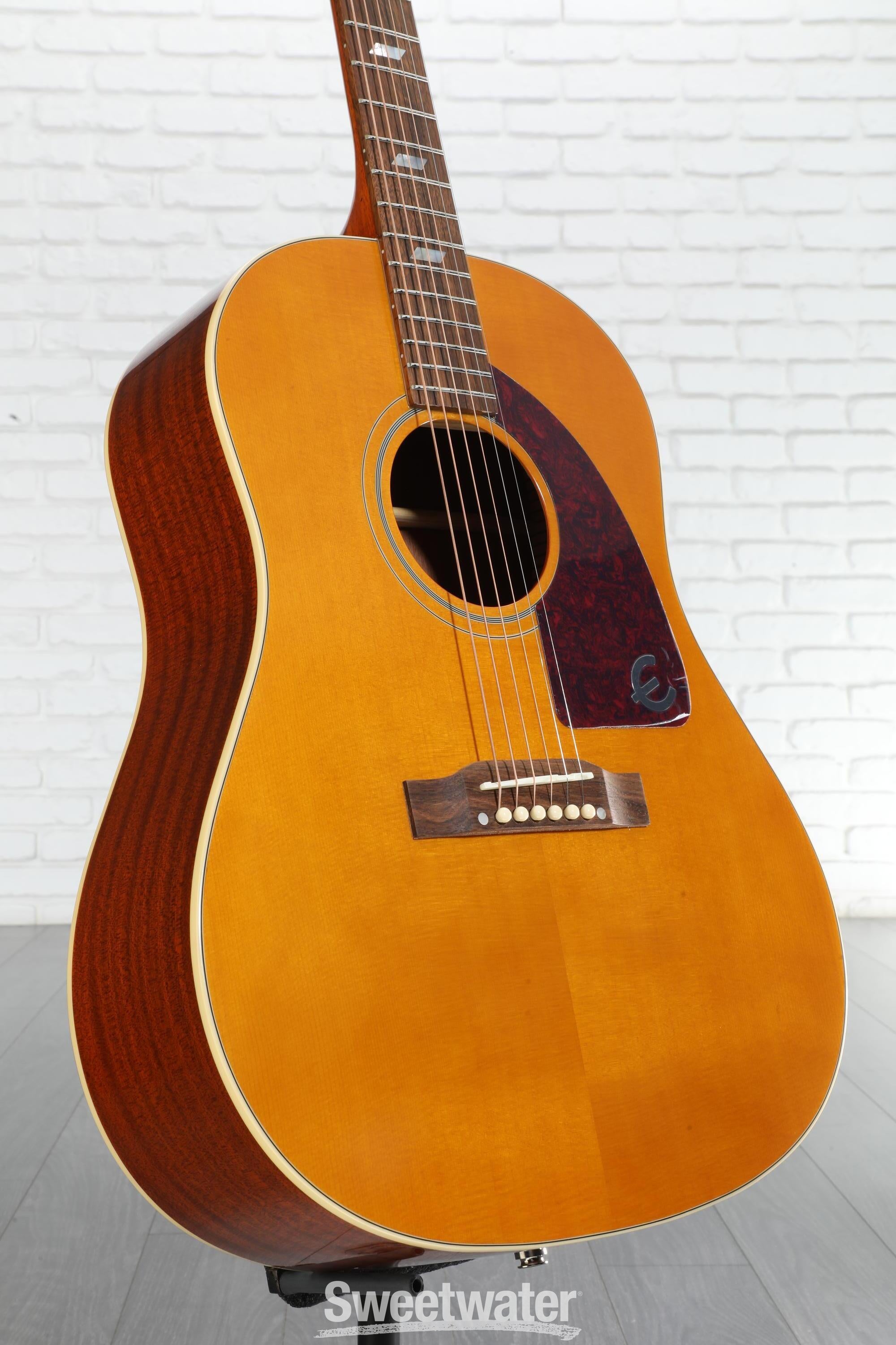 Epiphone Masterbilt Texan Acoustic-Electric Guitar - Antique