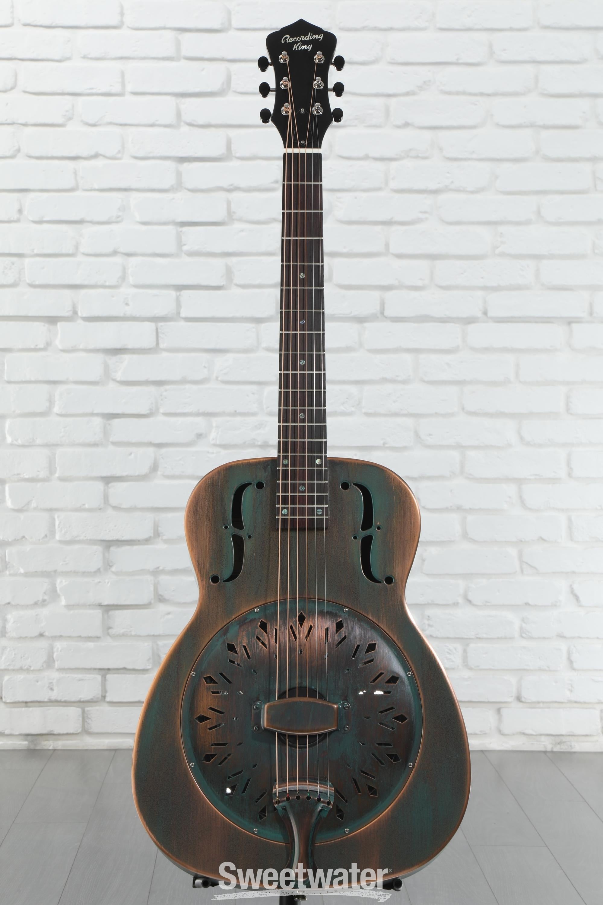 Recording King Swamp Dog Style-O Resonator - Distressed
