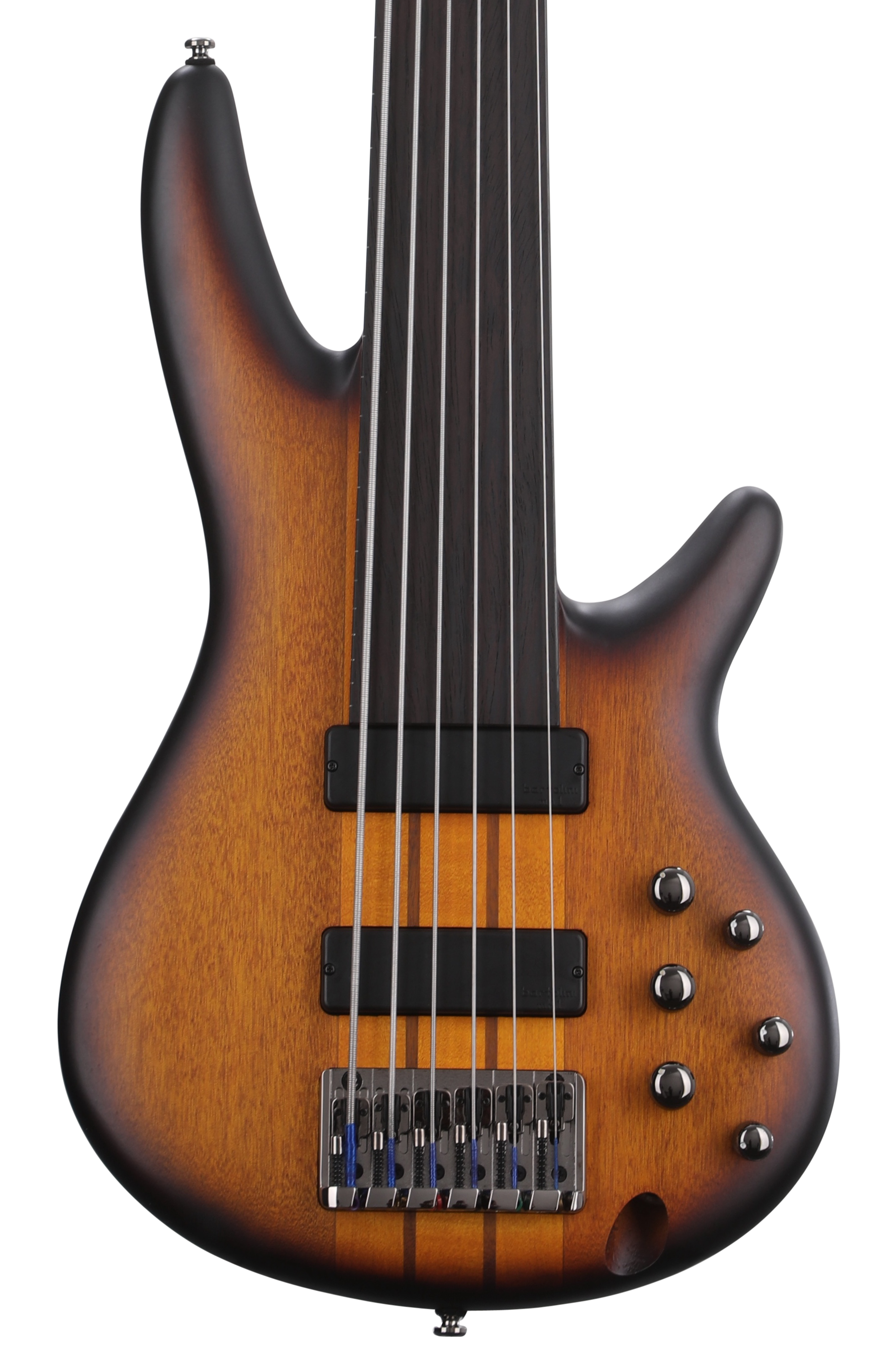Ibanez Bass Workshop SRMS806 Multi-scale Bass Guitar - Brown Topaz