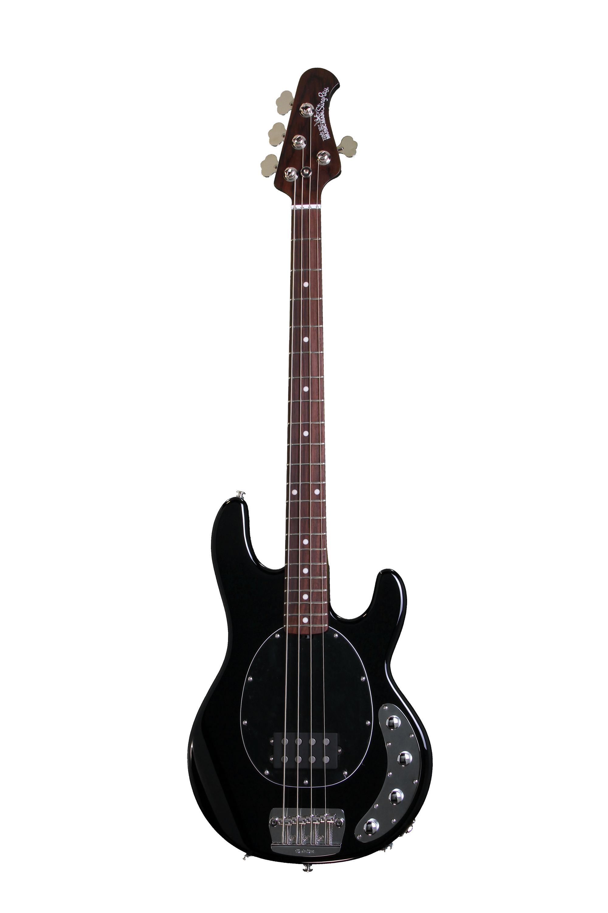 Ernie Ball Music Man Stingray 4 H Black, Rosewood Neck | Sweetwater