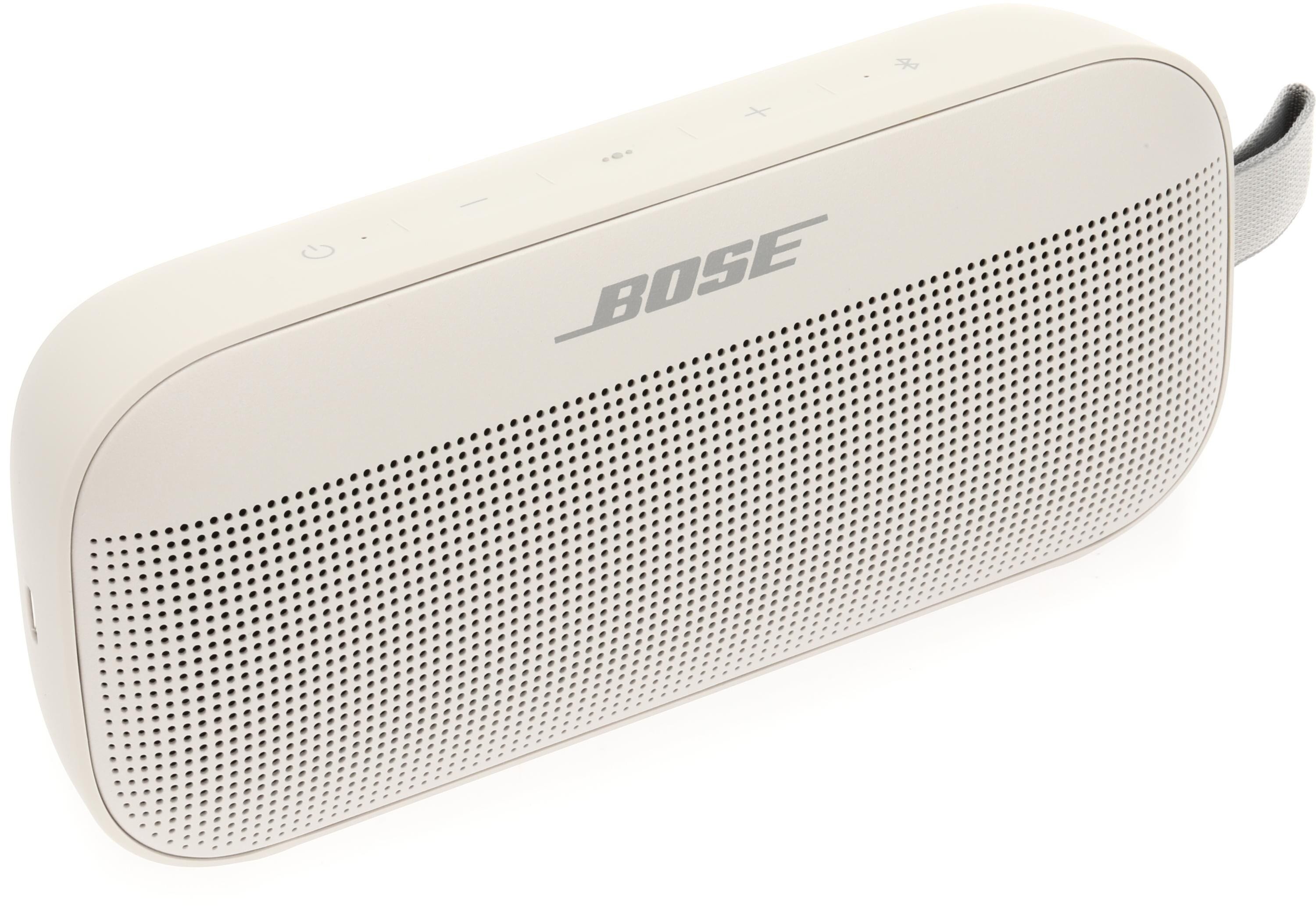  Bose SoundLink Flex Bluetooth Speaker, Portable Speaker with  Microphone, Wireless Waterproof Speaker for Travel, Outdoor and Pool Use,  White : Electronics
