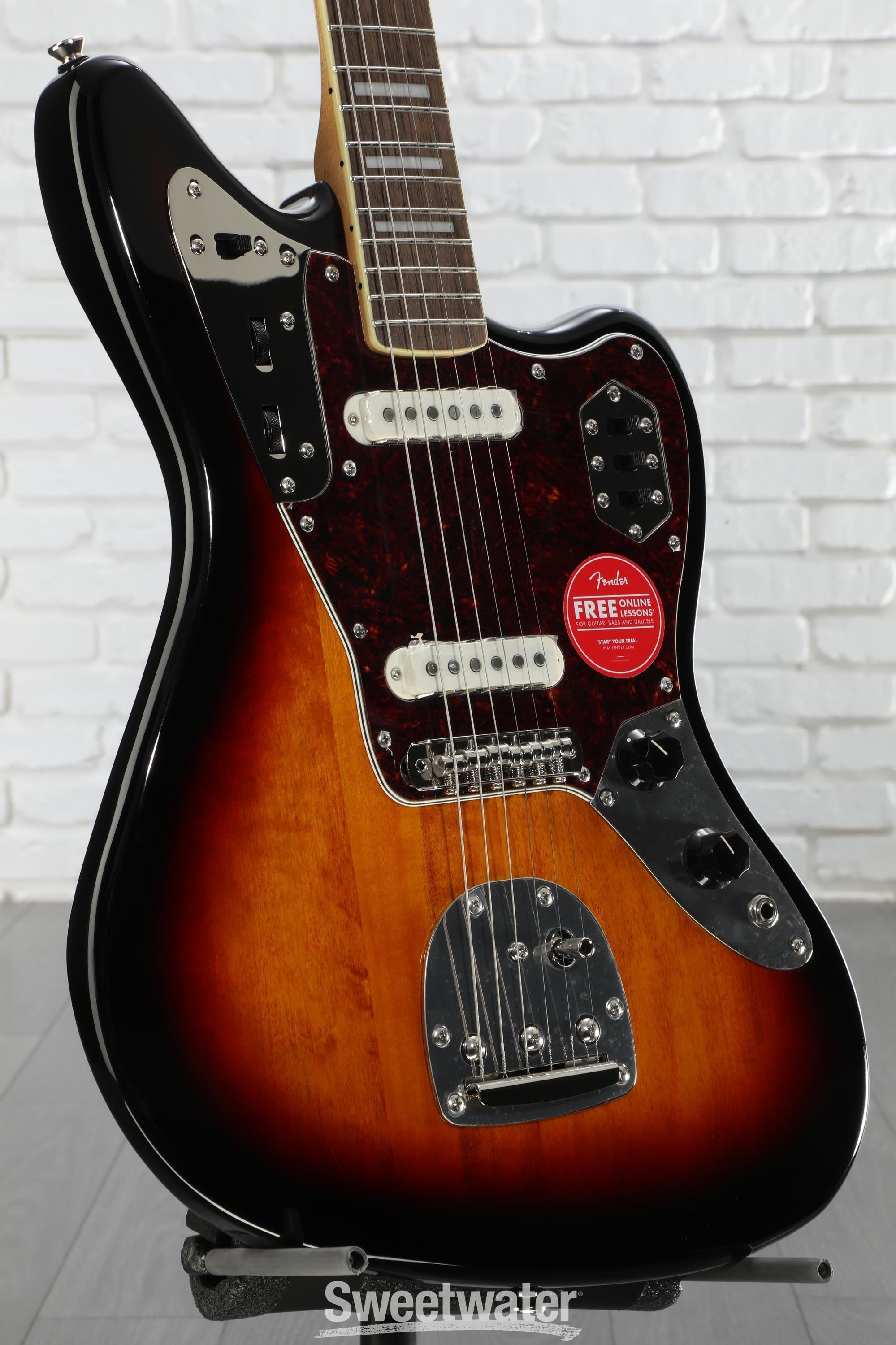 Squier Jaguar Classic Vibe'70s サンバースト Squier Classic Vibe '70s Jaguar (3-Colour Sunburst) | USA