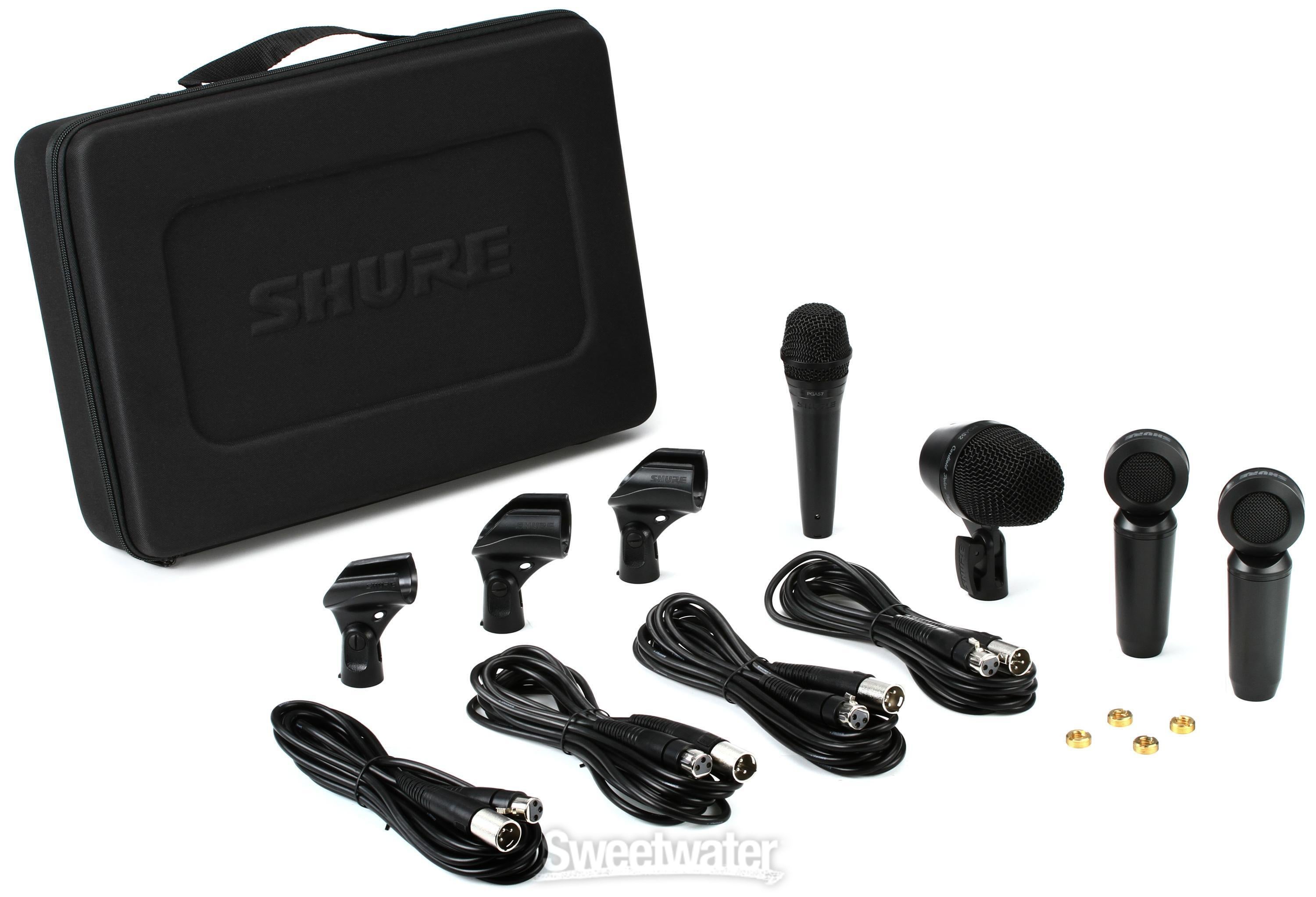 Shure PGASTUDIOKIT4 4-piece Microphone Kit | Sweetwater