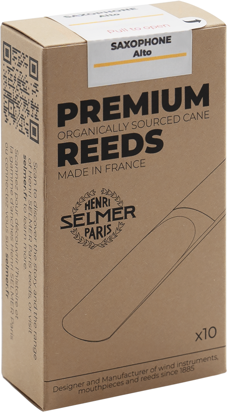 Selmer Paris Premium Alto Saxophone Reeds - 3.25, 10-pack | Sweetwater