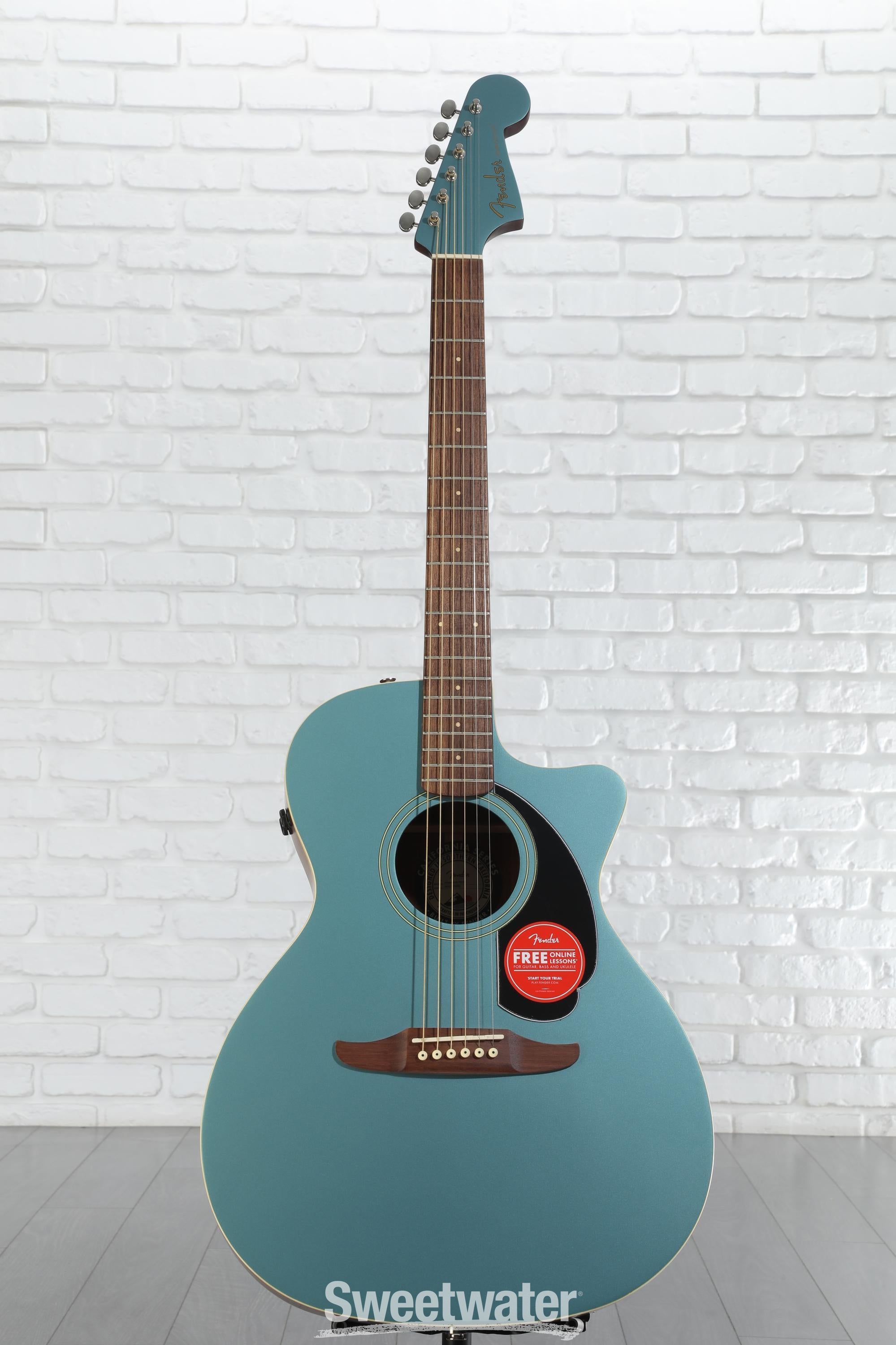 Fender Newporter Player Acoustic-electric Guitar - Tidepool