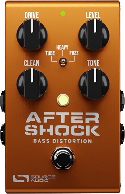 Source Audio AfterShock Bass Distortion Pedal Reviews | Sweetwater