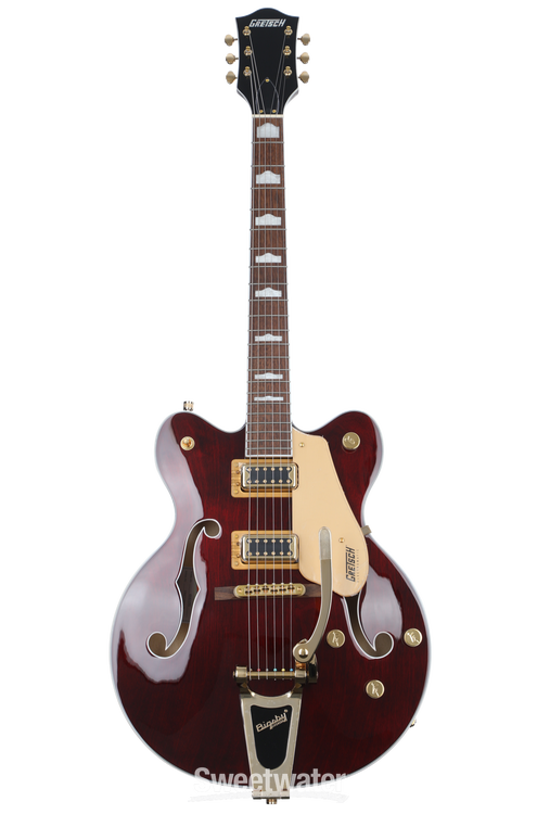 Gretsch G5422TG Electromatic Classic Hollowbody Double-Cut Electric Guitar  with Bigsby - Walnut Stain | Sweetwater