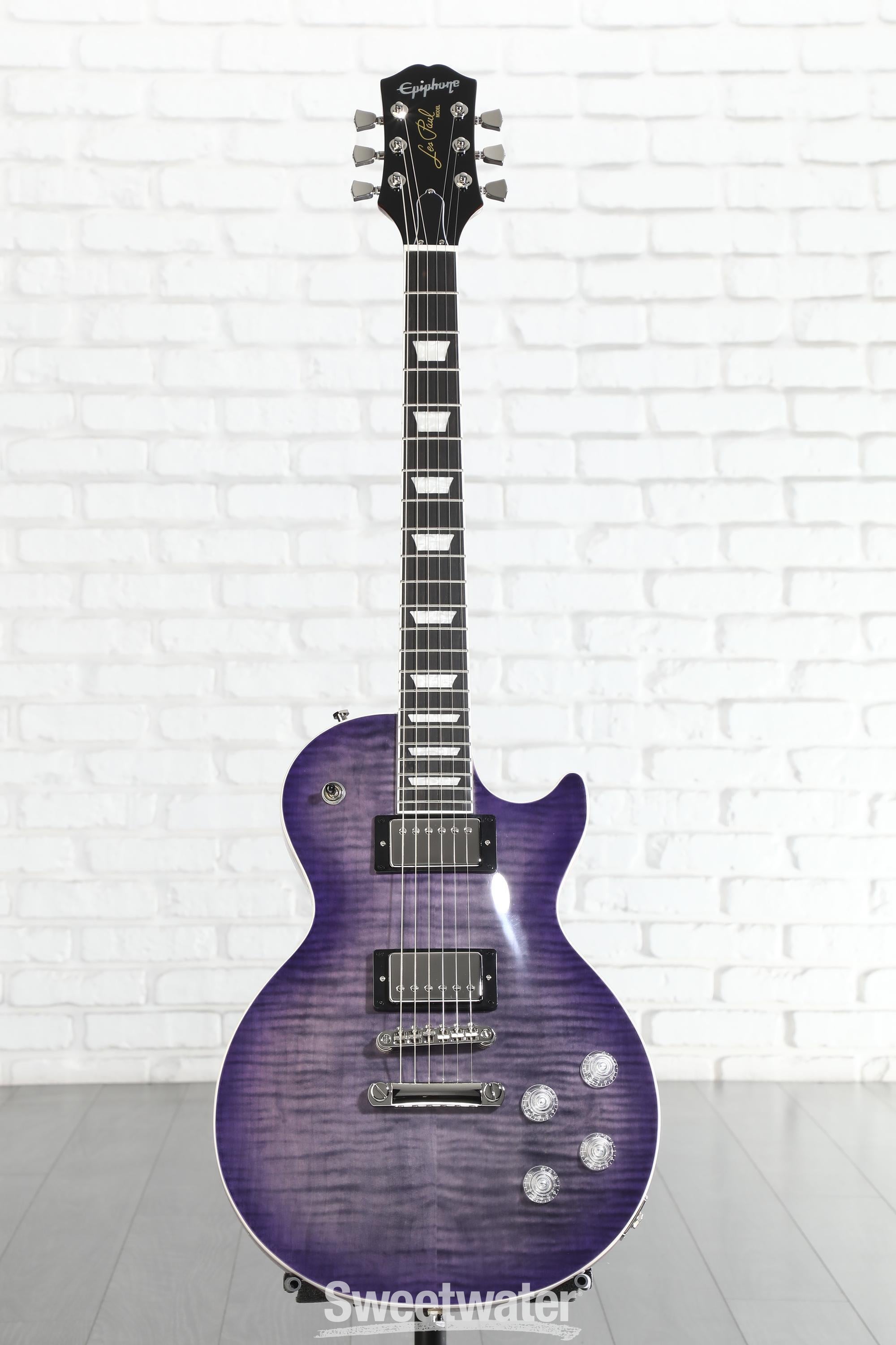 Epiphone Les Paul Modern Figured Electric Guitar - Purple Burst