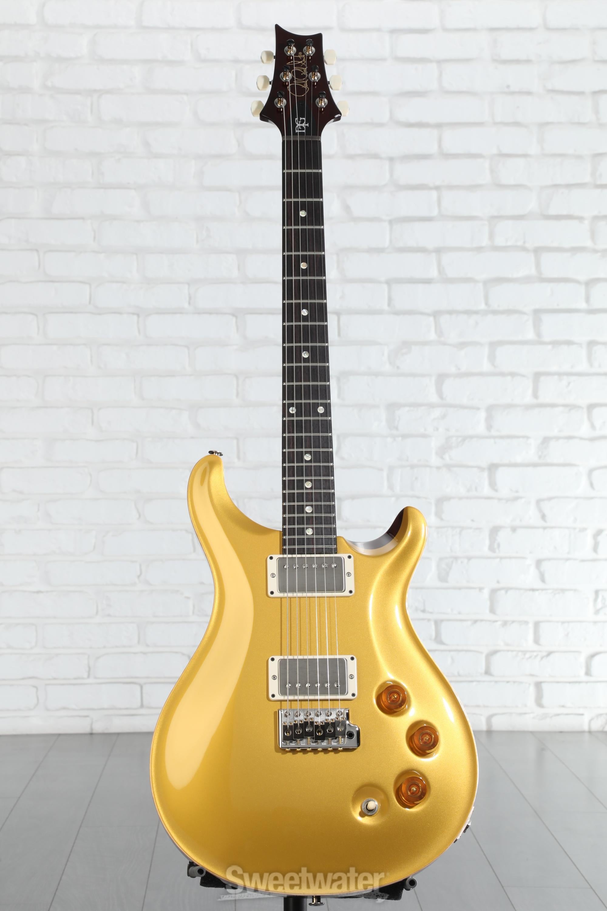 PRS DGT Electric Guitar with Moon Inlays - Gold Top | Sweetwater