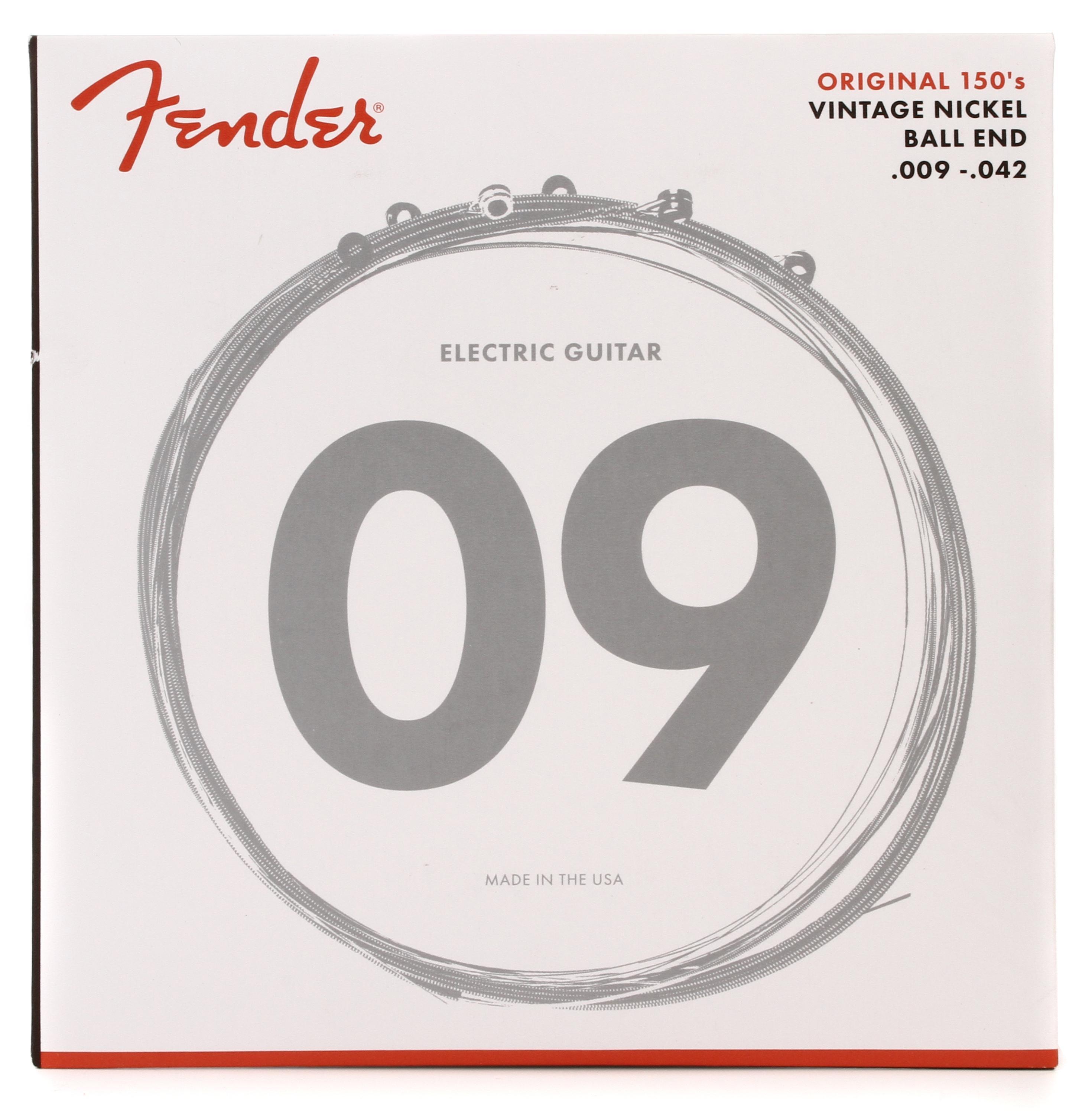 Fender 150L Original 150's Vintage Nickel Electric Guitar Strings ...