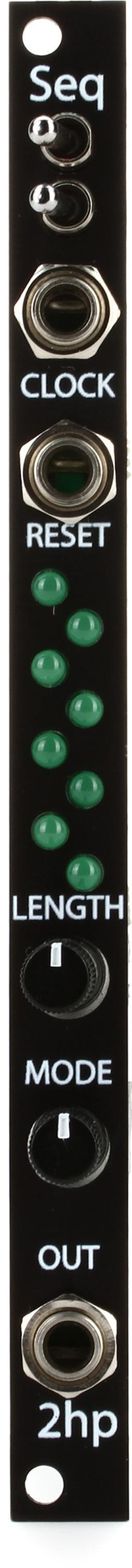 2HP Seq Eurorack Sequencer Module - Black | Sweetwater