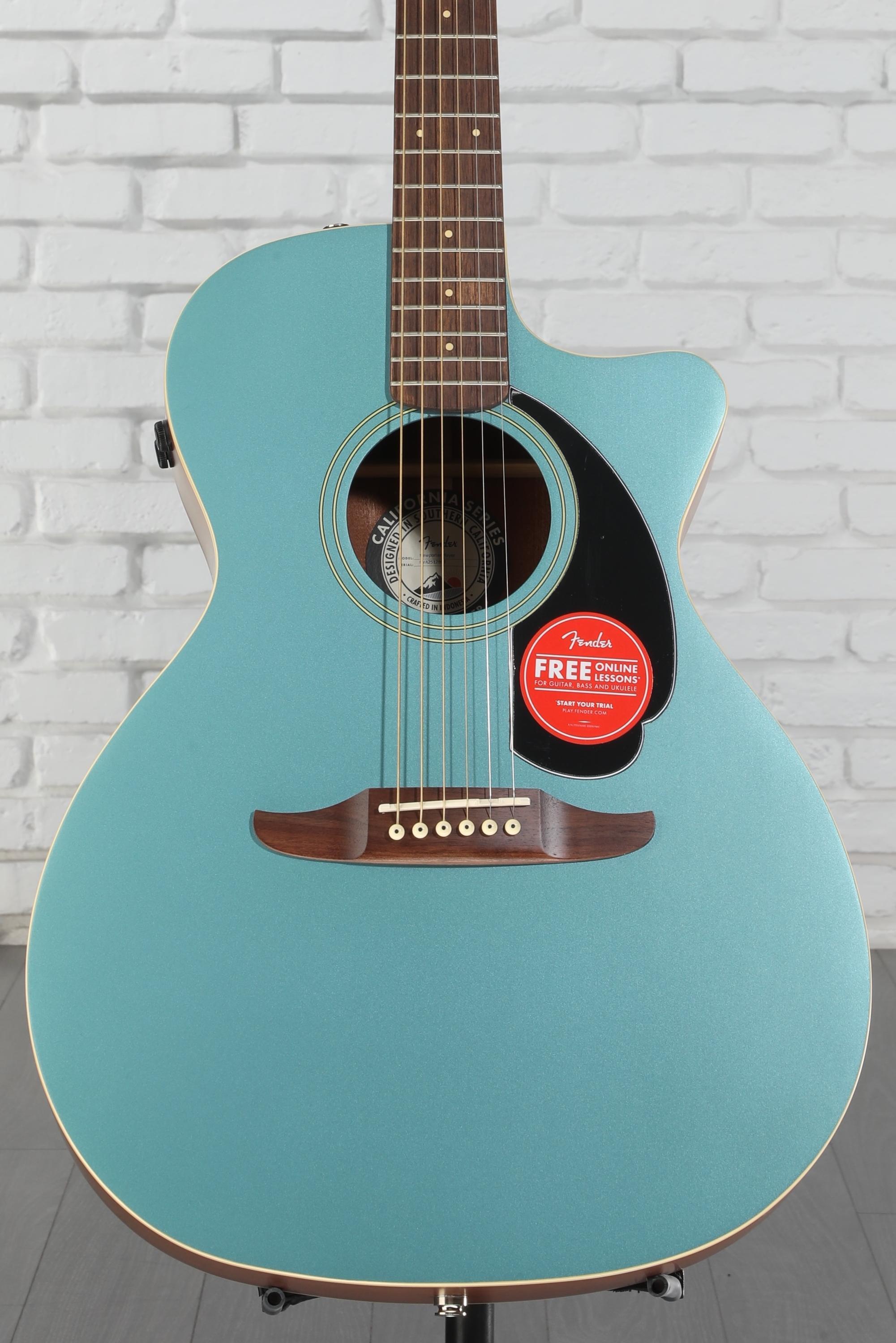 Fender Newporter Player Acoustic-electric Guitar - Tidepool