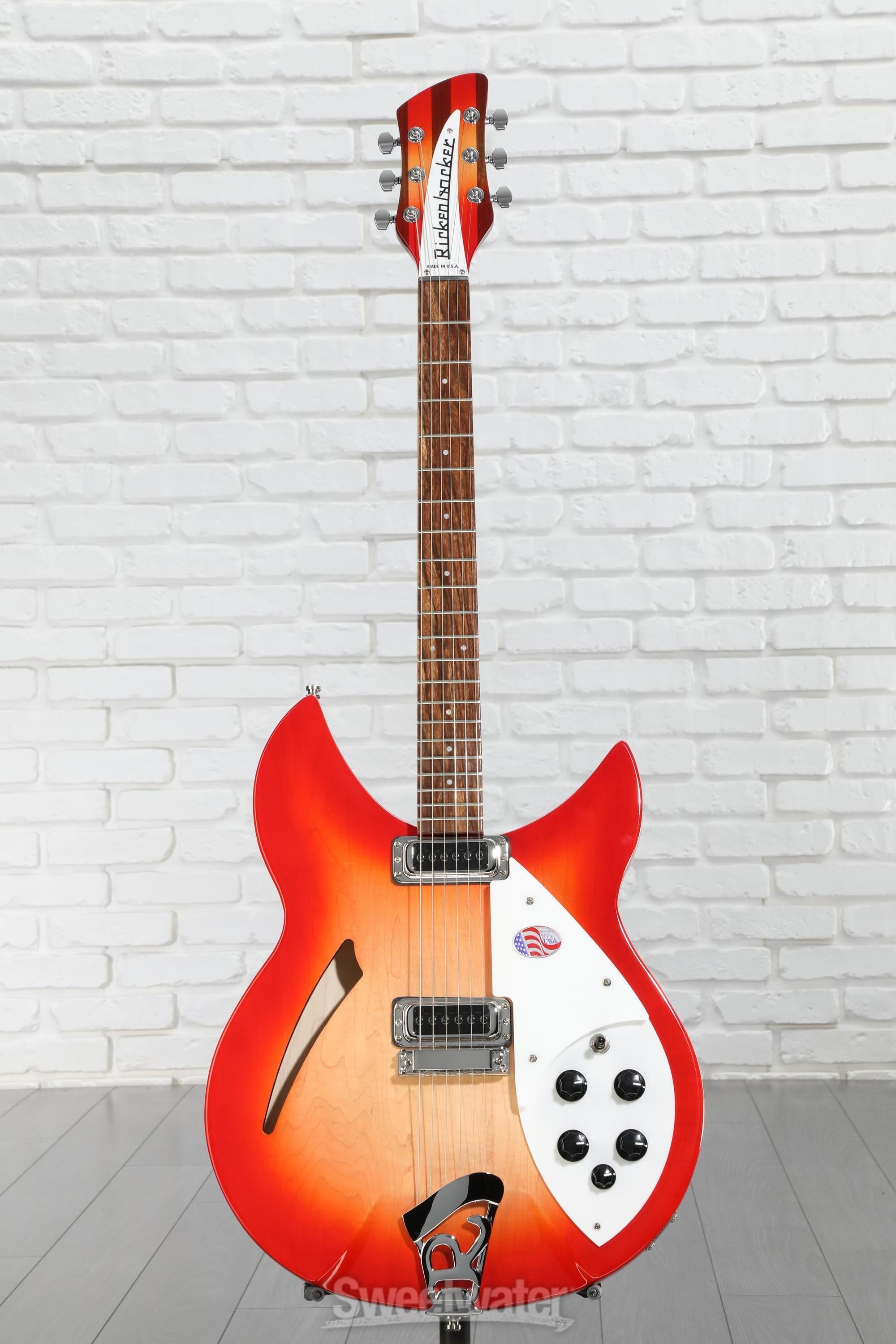 Rickenbacker 330 Thinline Semi-Hollow Electric Guitar - Fireglo
