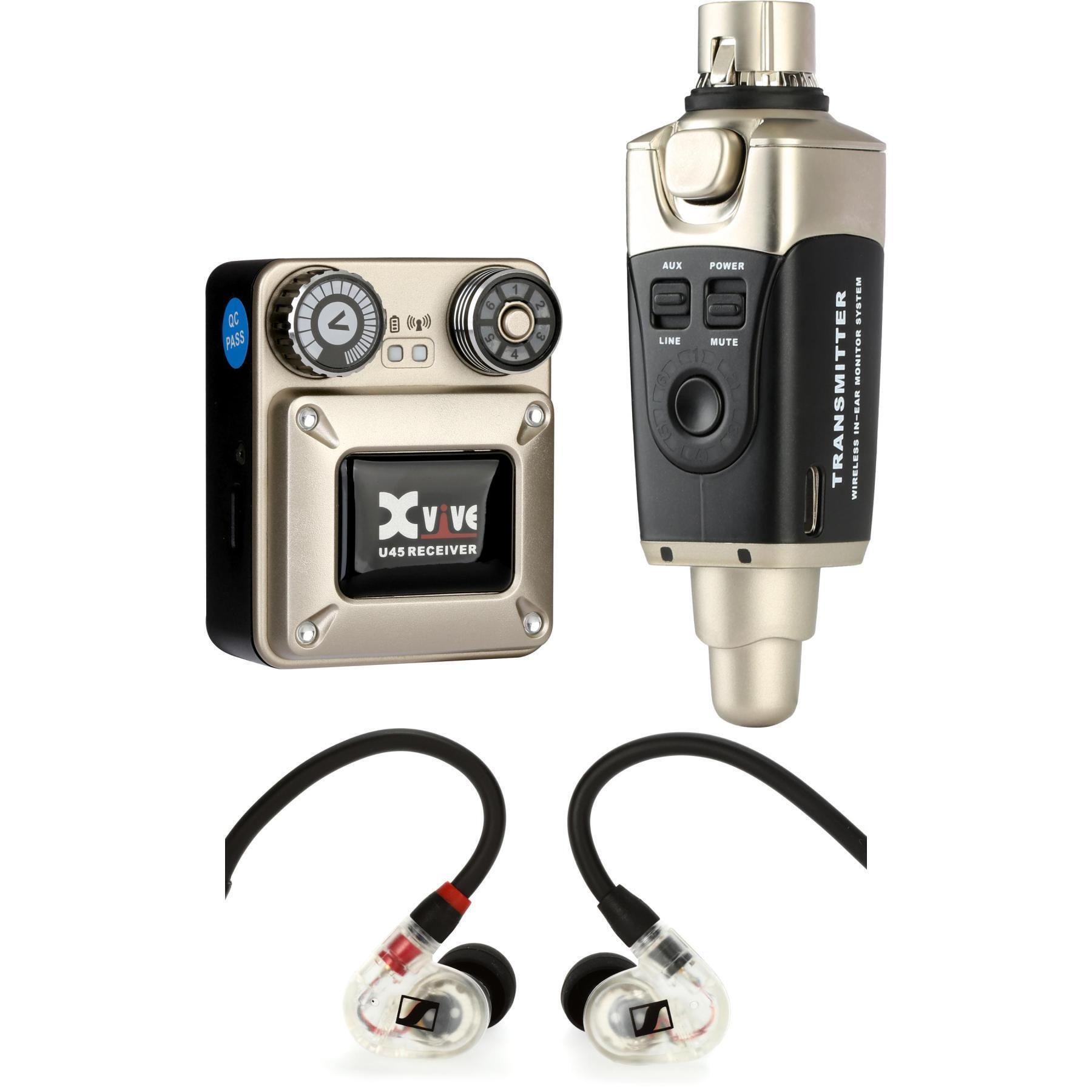 Xvive U45 Wireless In-ear Monitoring System with Sennheiser