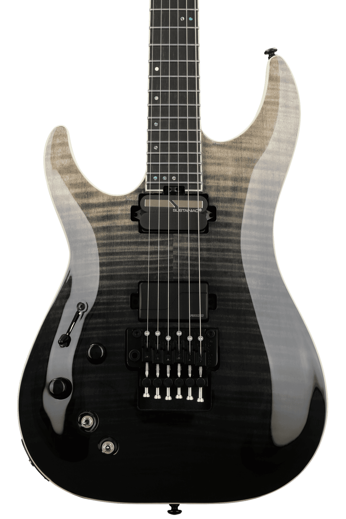 SH1-SEC2 LC ベジット Schecter V-1 SLS Evil Twin - Satin Black | Sweetwater