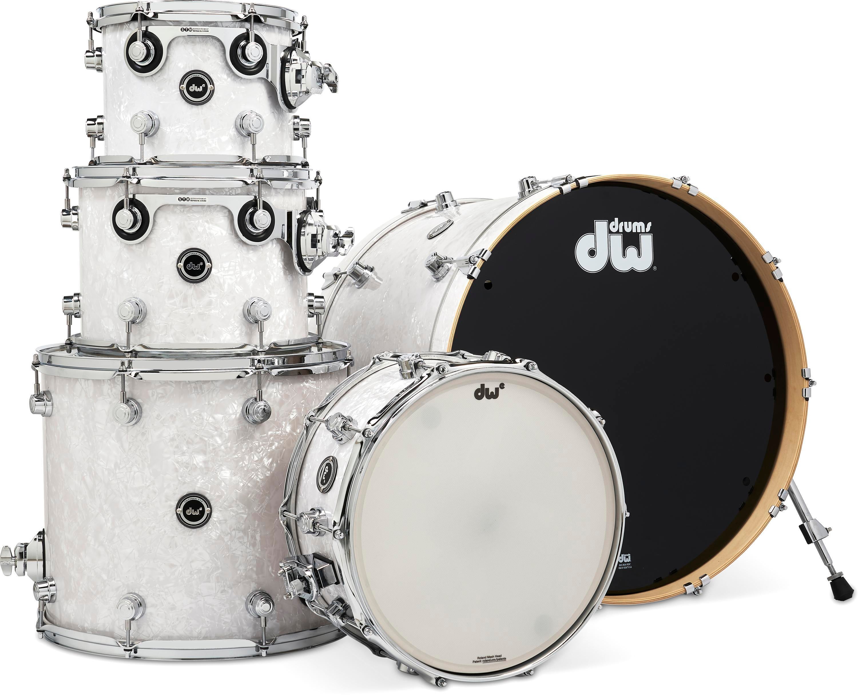 DW DWe 5-piece Drum Kit Bundle with Roland Electronic Cymbals and