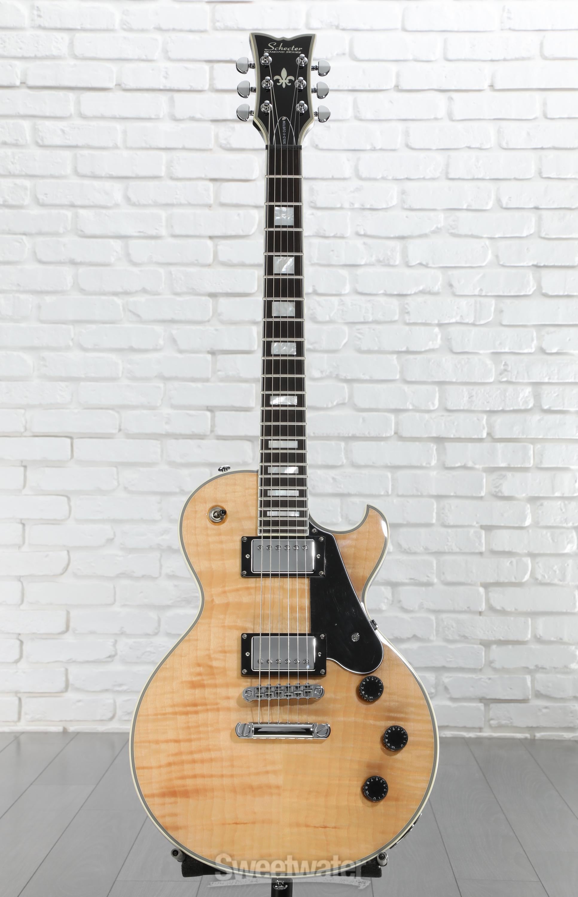 Schecter Solo-II Custom Electric Guitar - Gloss Natural | Sweetwater