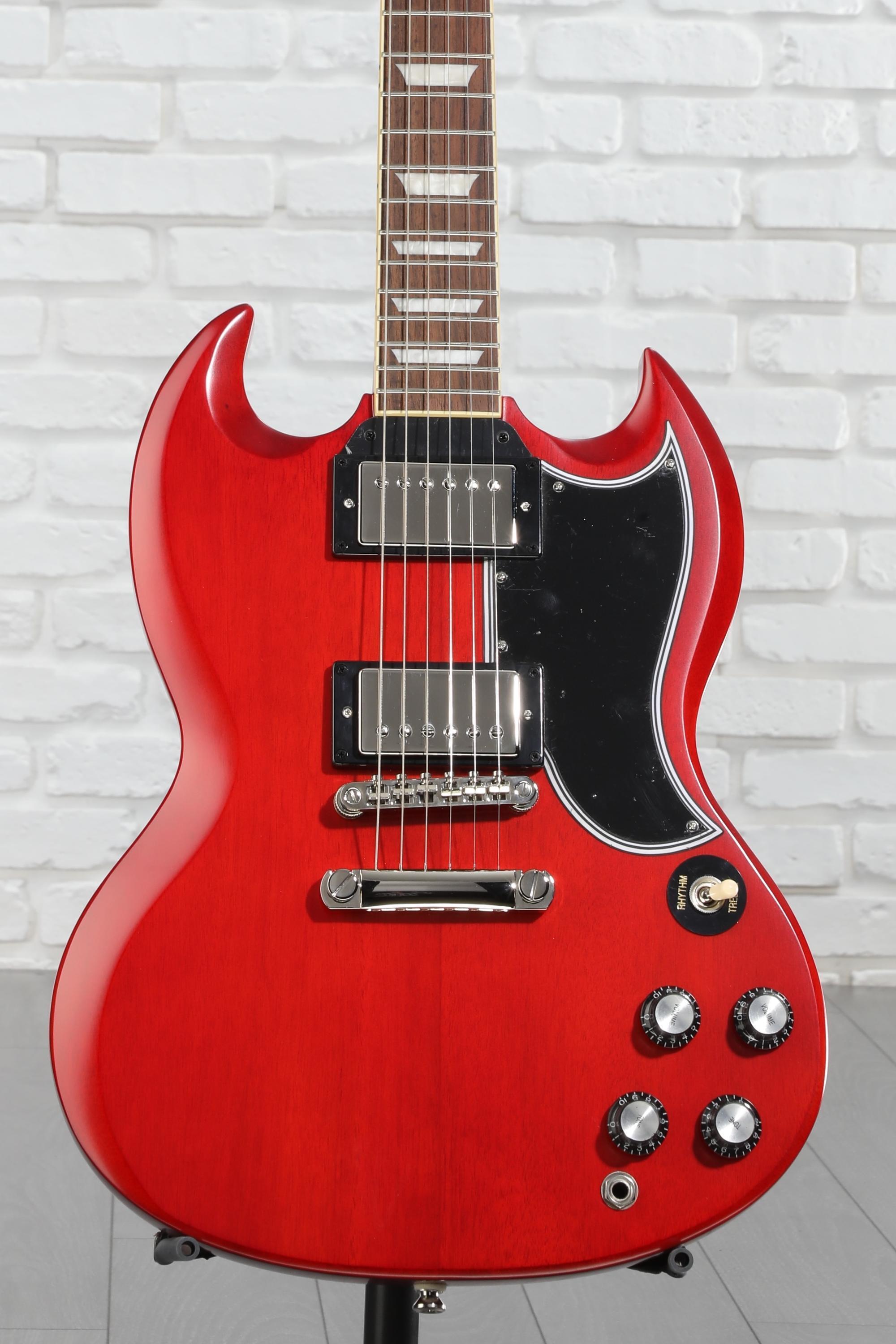 ギター Epiphone SG STANDARD 61 MV Epiphone 1961 Les Paul SG Standard - Aged Sixties Cherry | Sweetwater
