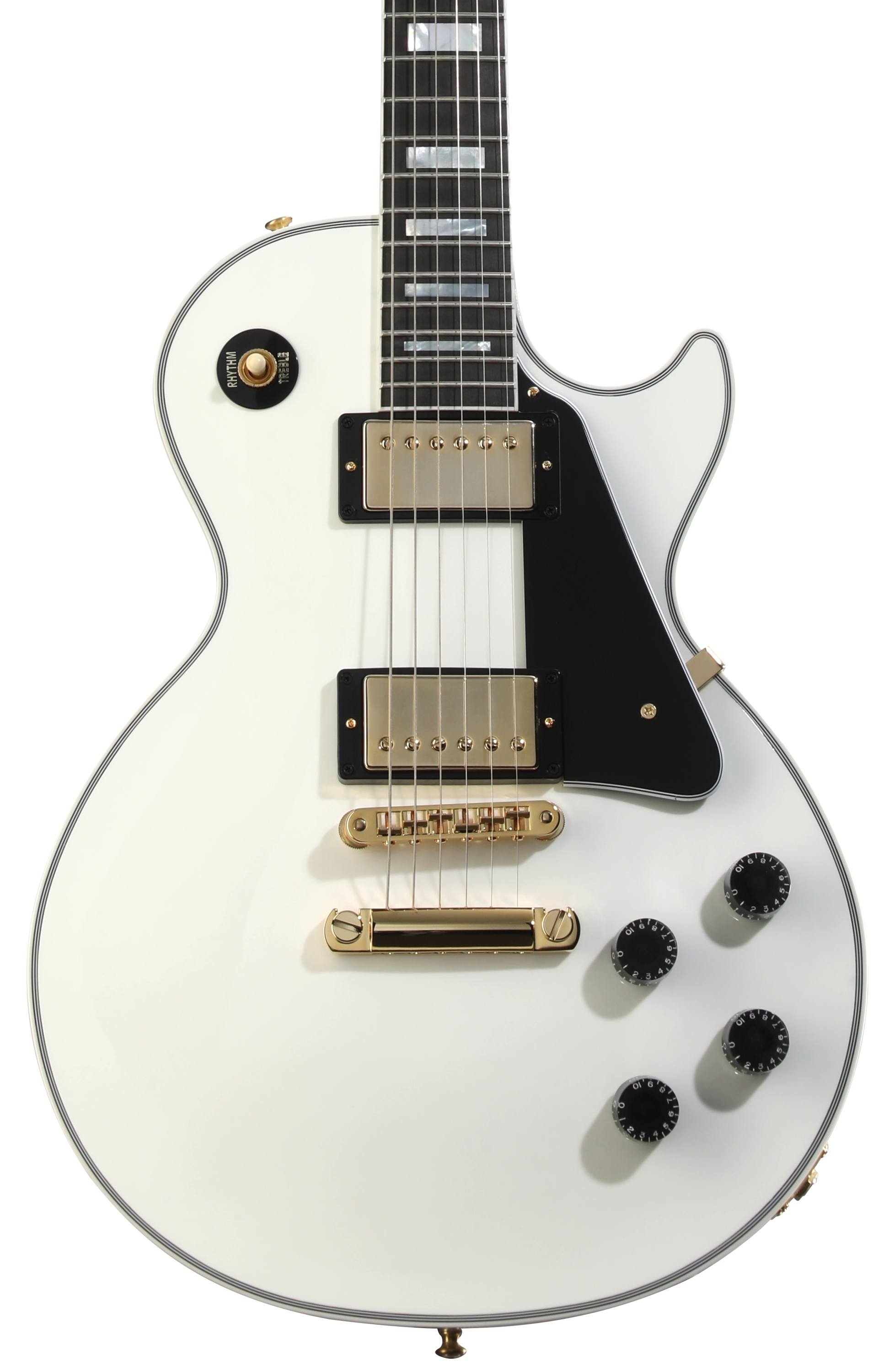 k*a様 Gibson customshop Lespaul custom 20 Gibson Custom Les Paul Axcess Custom - Alpine White | Sweetwater