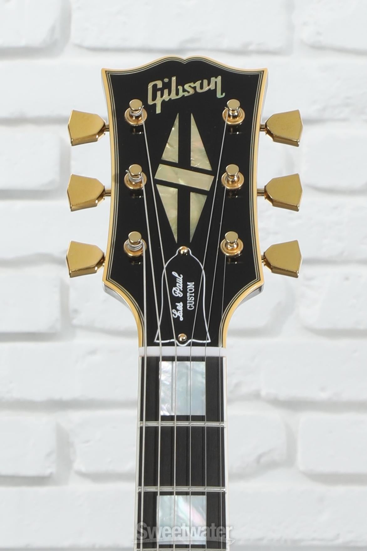 ギター Gibson Custom Shop Murphy Lab 1968 70th Gibson Custom 1968 Les Paul Custom Reissue Electric Guitar