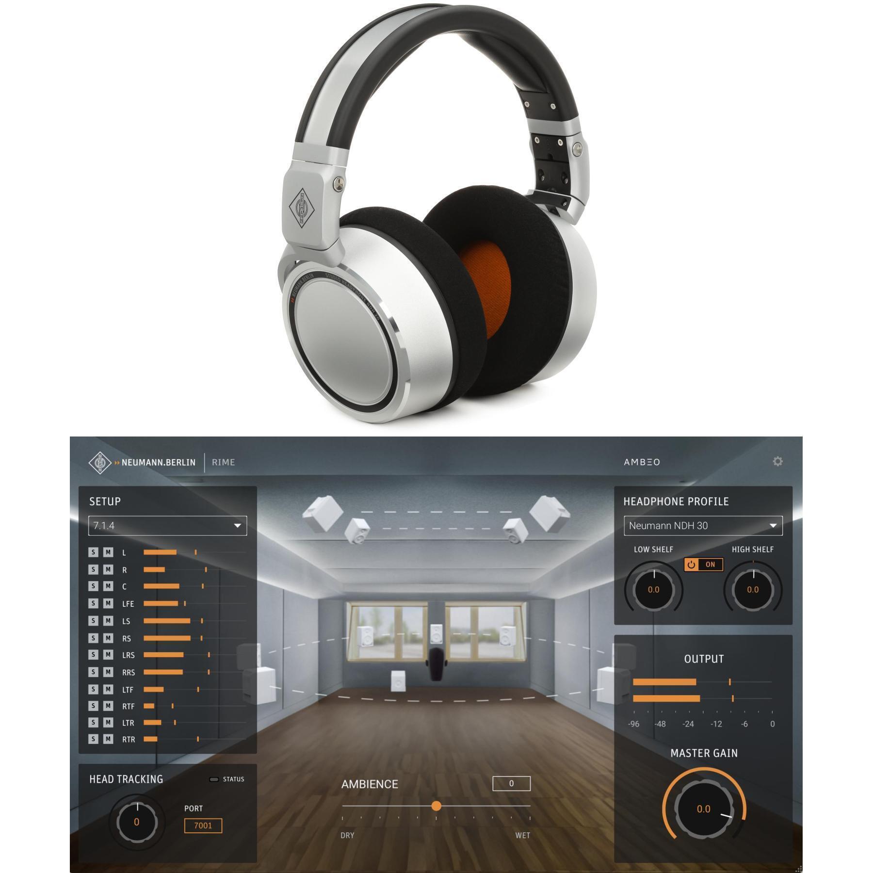 Neumann NDH 20 Closed-back Studio Headphones with RIME Immersive