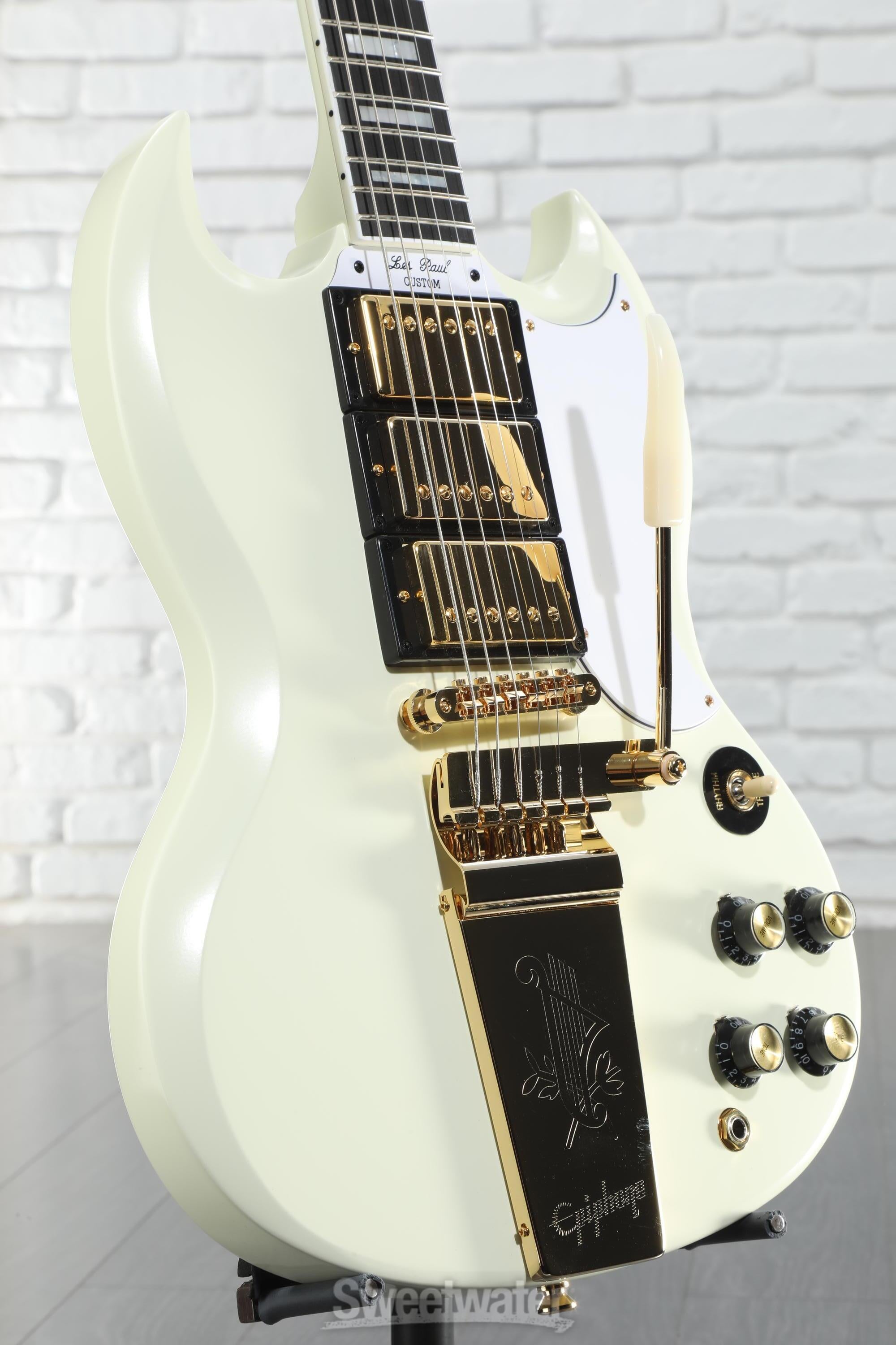 Epiphone 1963 SG Custom Electric Guitar - Classic White VOS