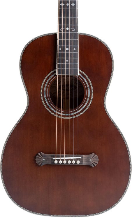 Washburn R310K Victorian Acoustic Guitar - Antique Brown Matte