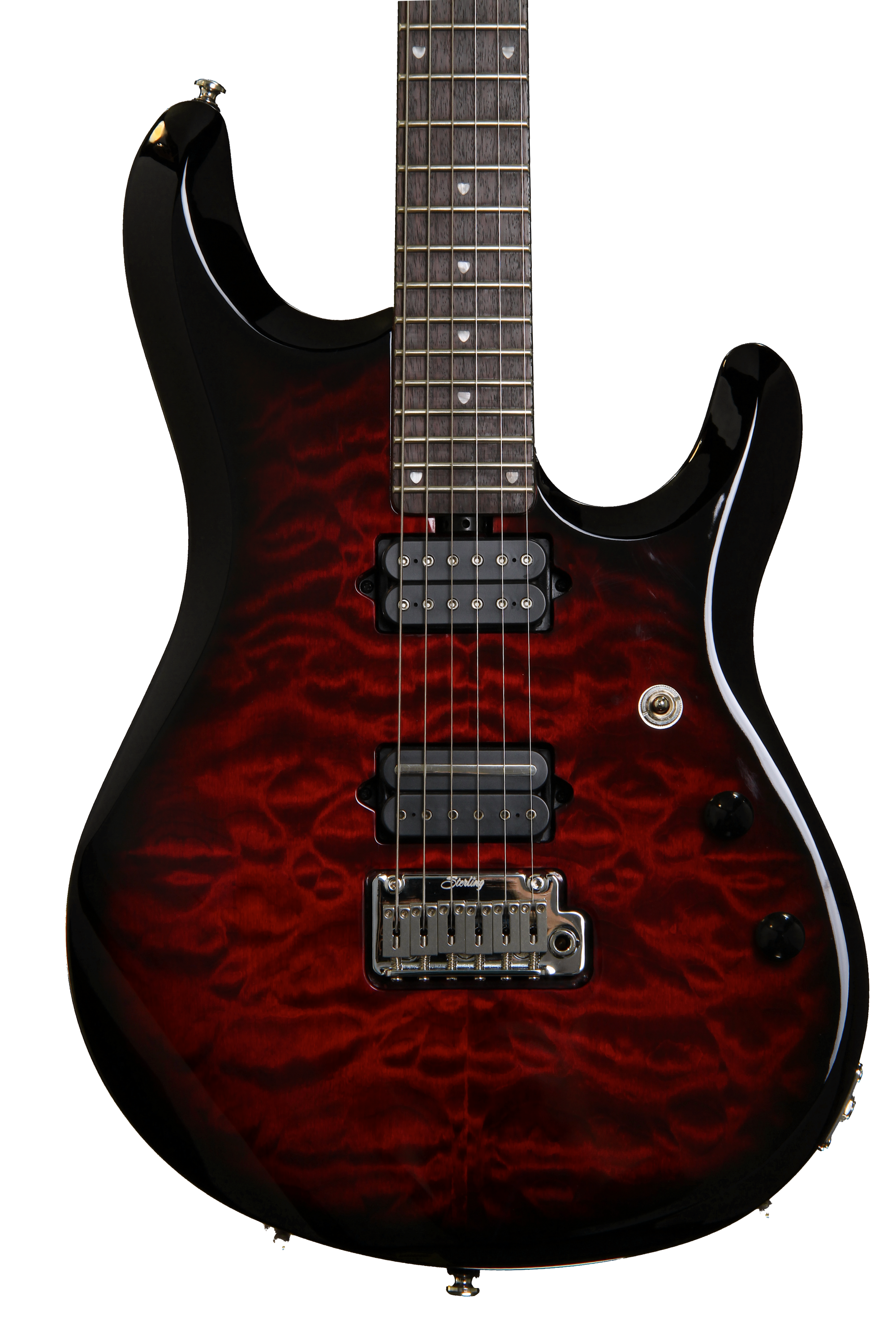 Sterling By Music Man JP100D - Ruby Red Burst | Sweetwater