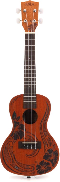 Ukulele Soprano Mad About Con Corde In Carbonio - Kit Principianti Con Custodia, Plettro E Corde Di Ricambio