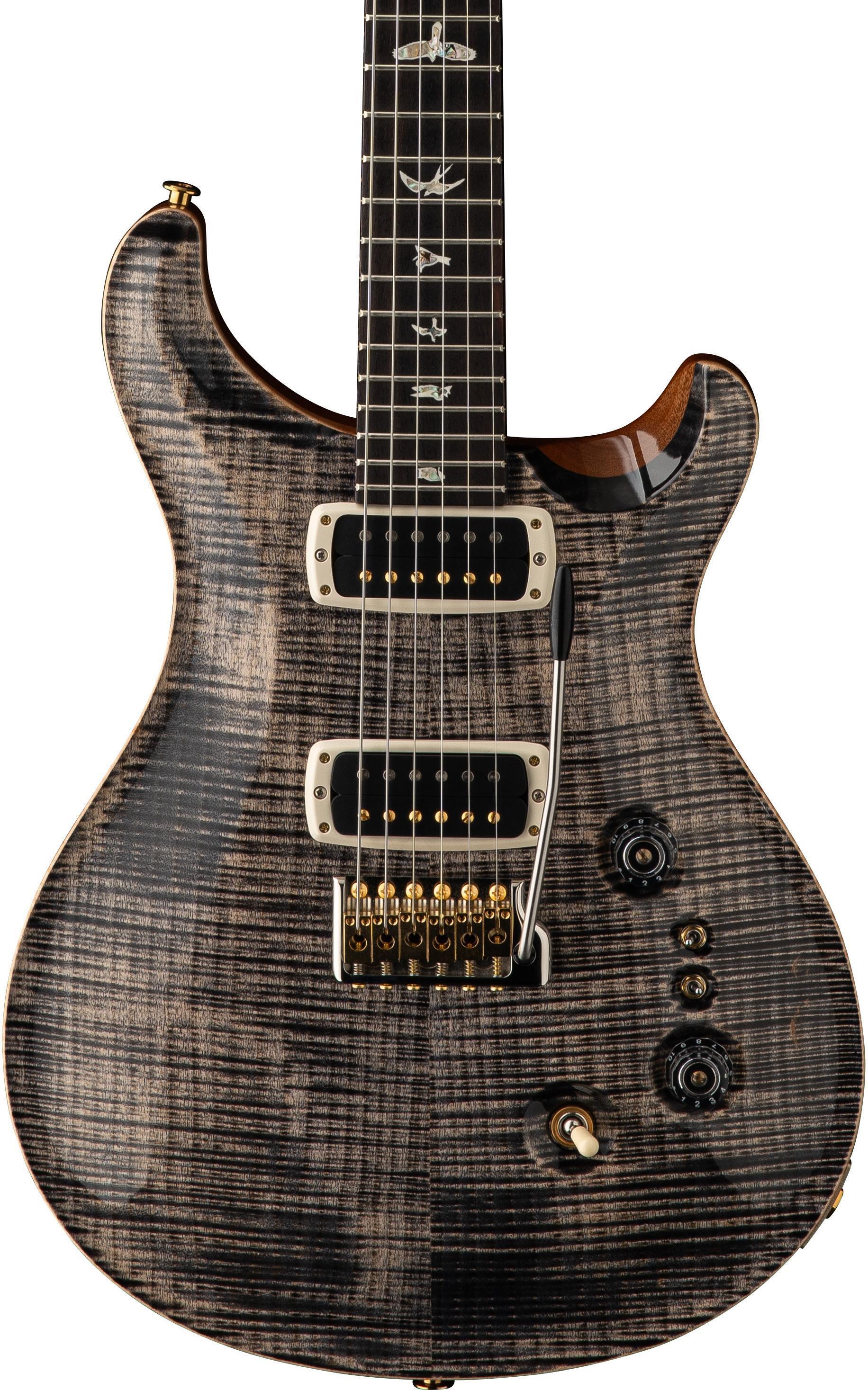PRS Custom 24-08 Electric Guitar - Charcoal/Natural | Sweetwater