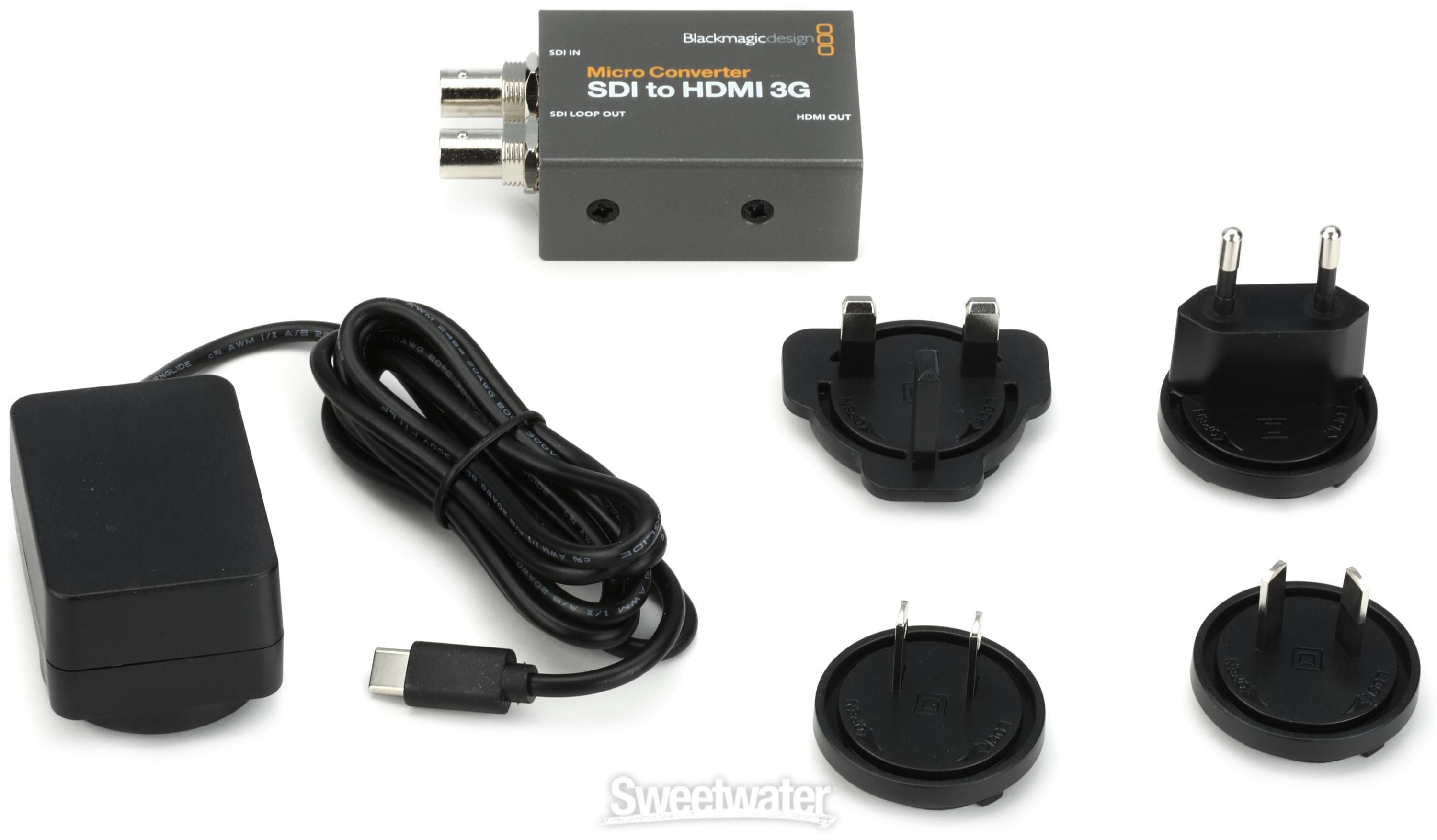 Blackmagic Design SDI to HDMI 3G Micro Converter with Power Supply 