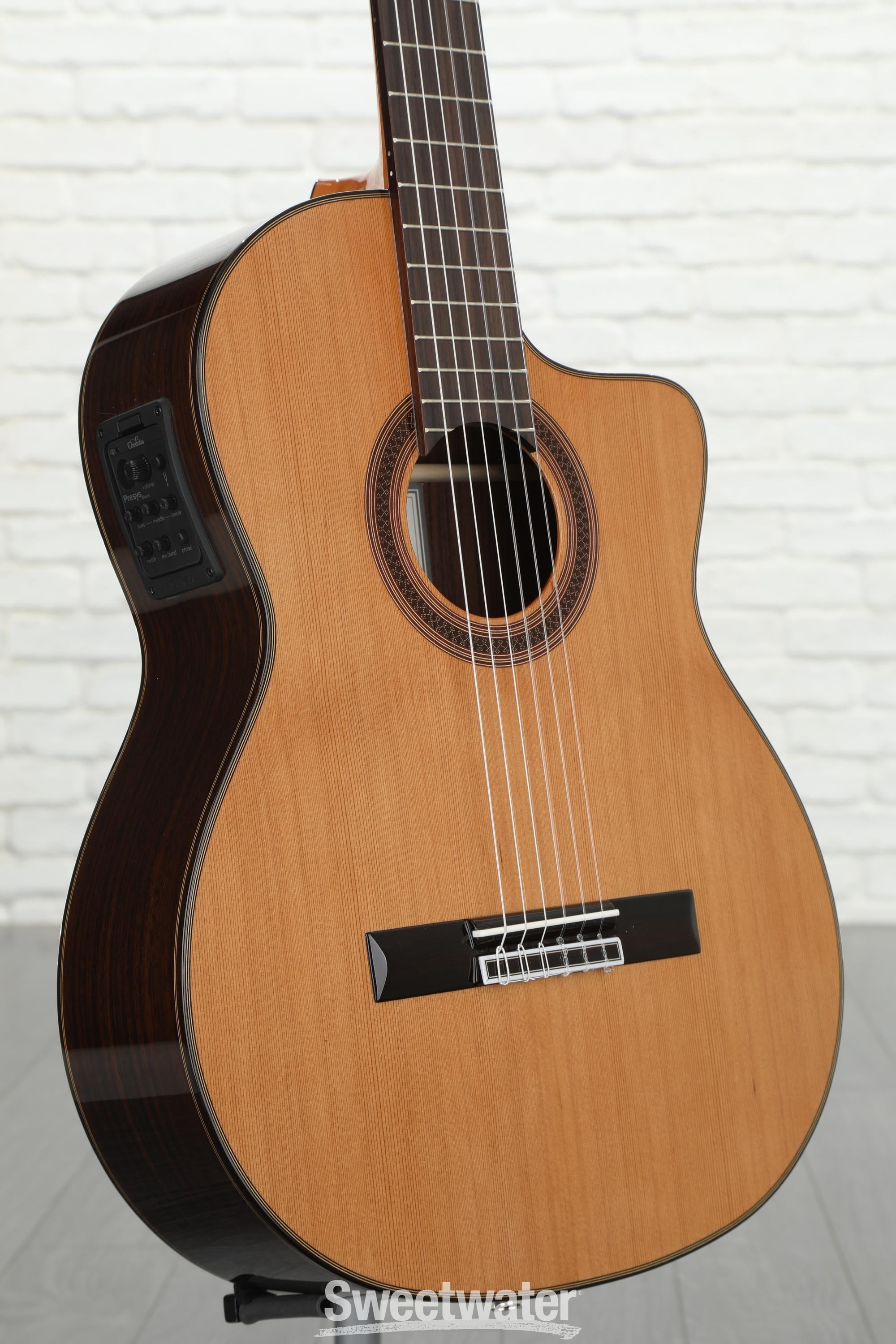 Cordoba C7-CE Nylon String Acoustic-electric Guitar - Cedar | Sweetwater