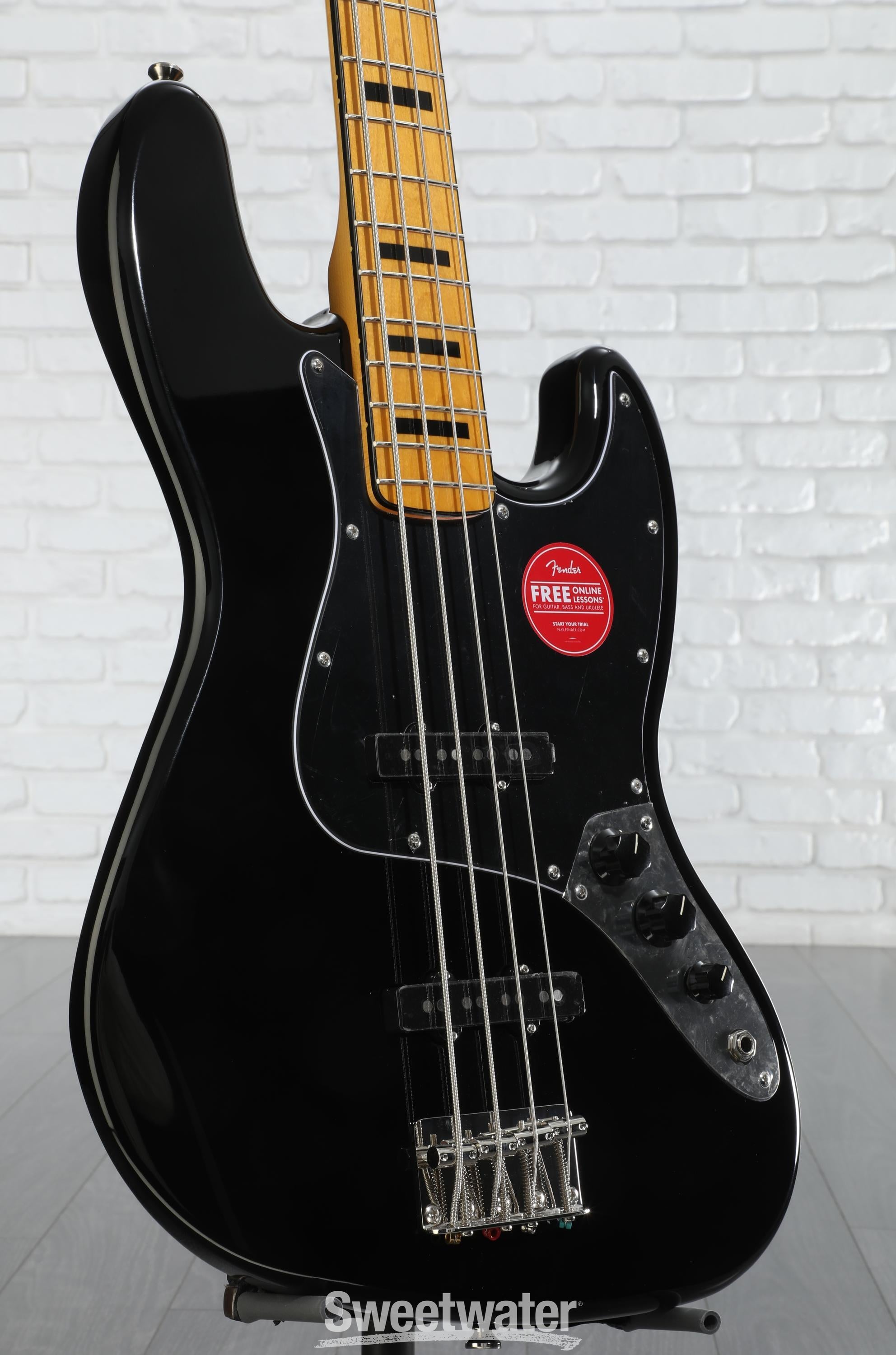Fender Squier Jazz Bass ブラック　[即購入可能] Squier AFFINITY SERIES™ JAZZ BASS® -Black - Swing City Music
