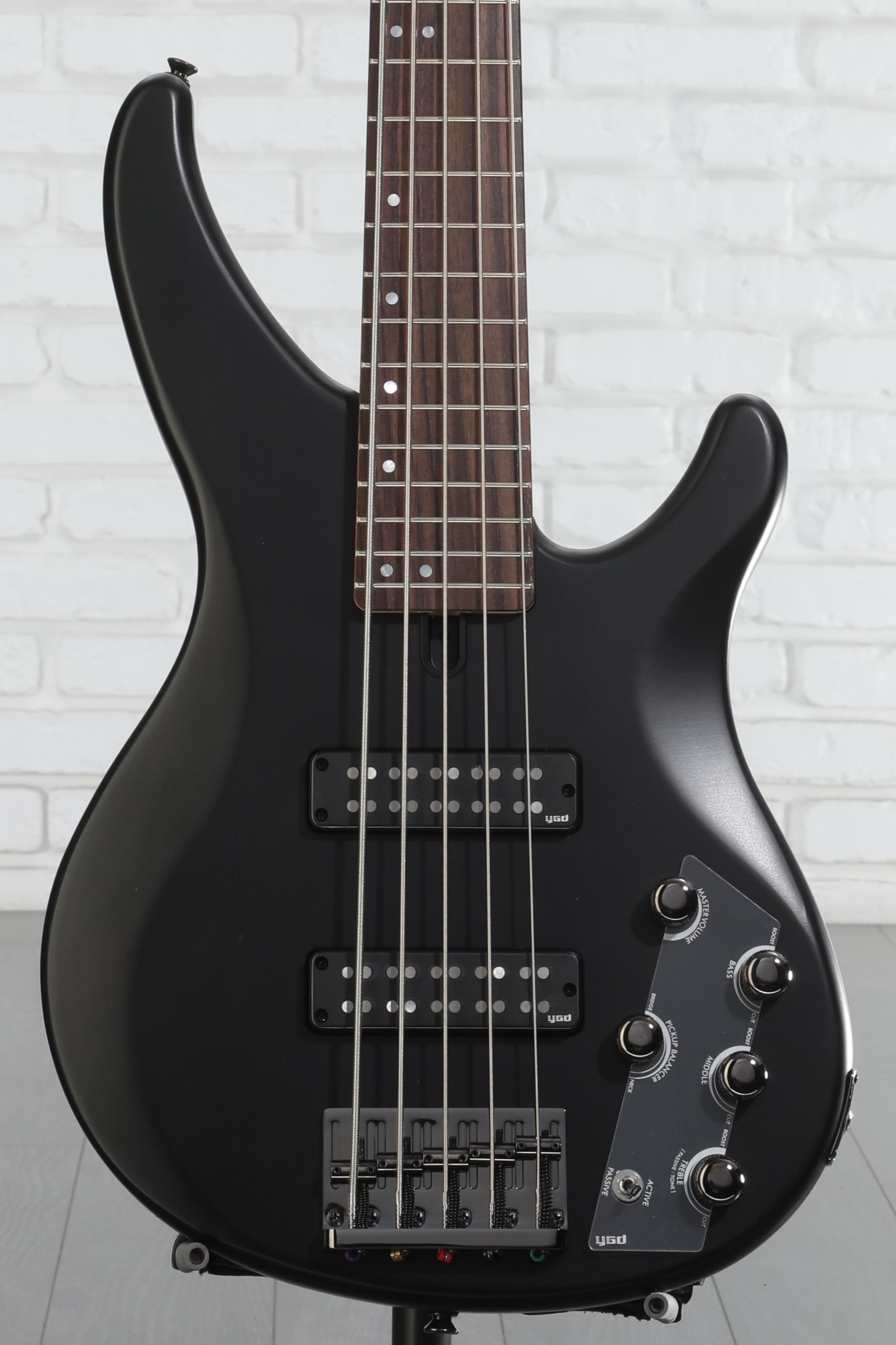 YAMAHA TRBX 505 5絃ベース マットブラック Yamaha TRBX505 5-string Bass Guitar - Translucent Black