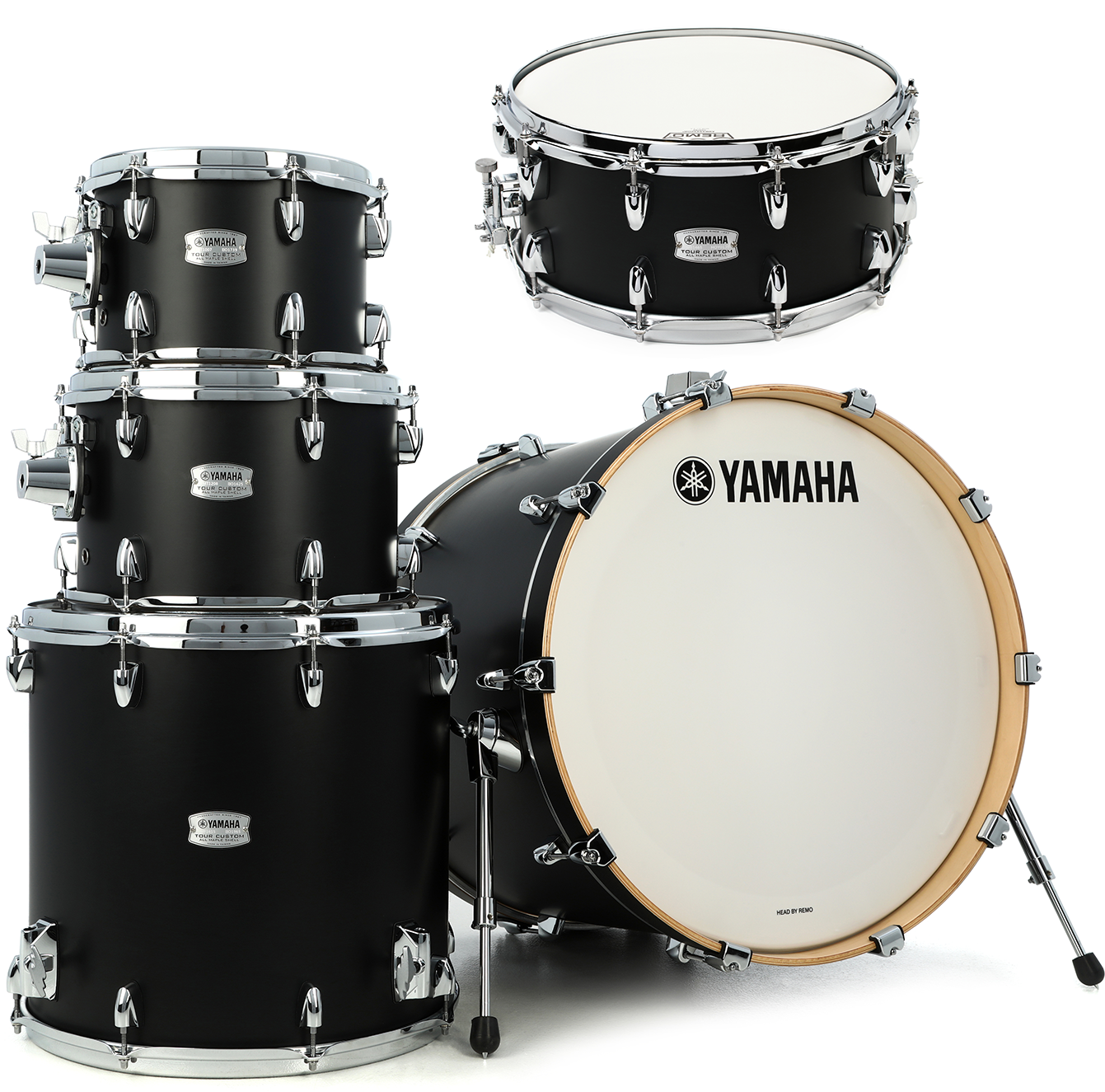 Yamaha TMP2F56LCS Tour Custom 5-piece Shell Pack (Matching Snare