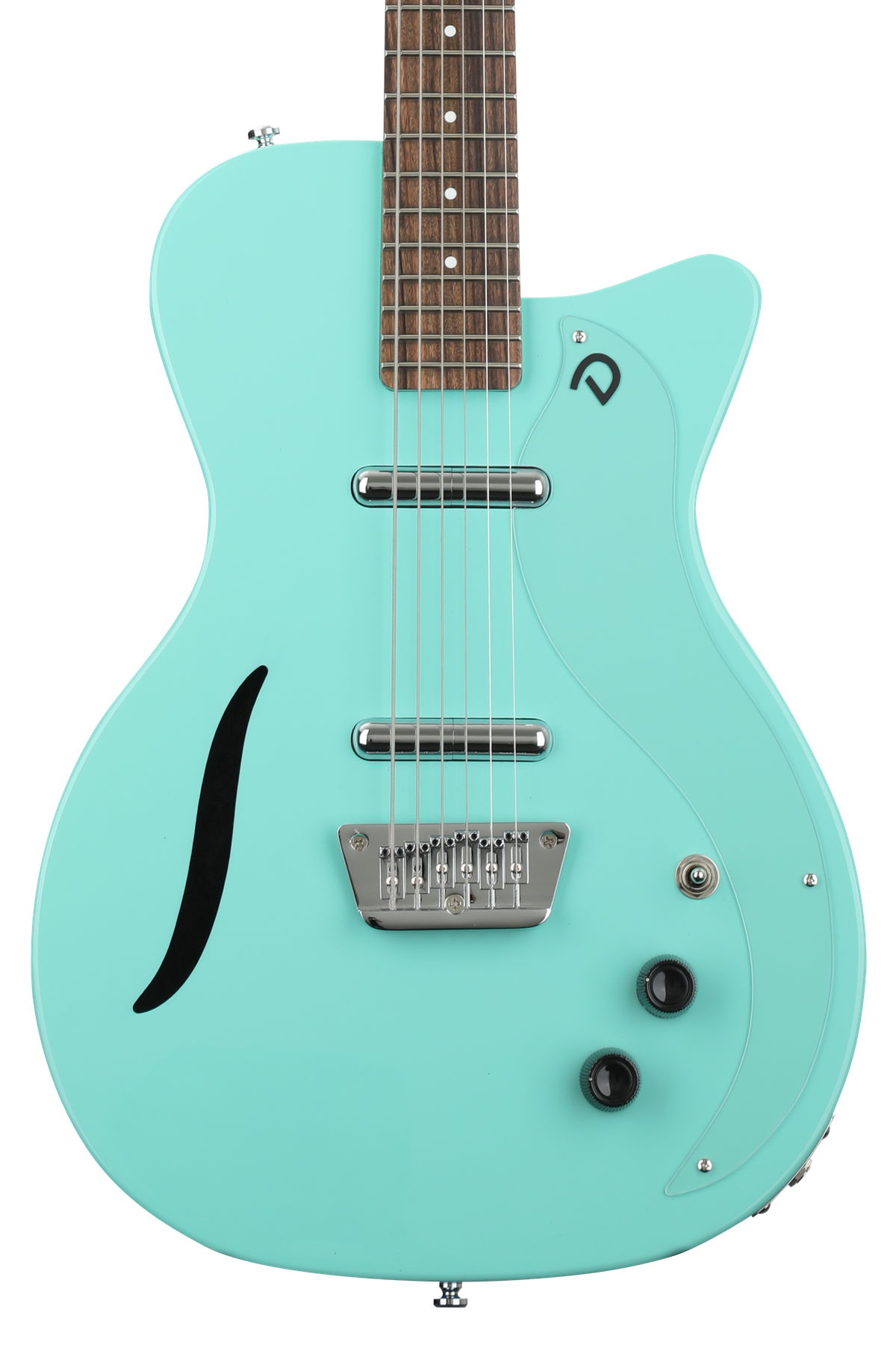 Danelectro Vintage Baritone Electric Guitar - Dark Aqua