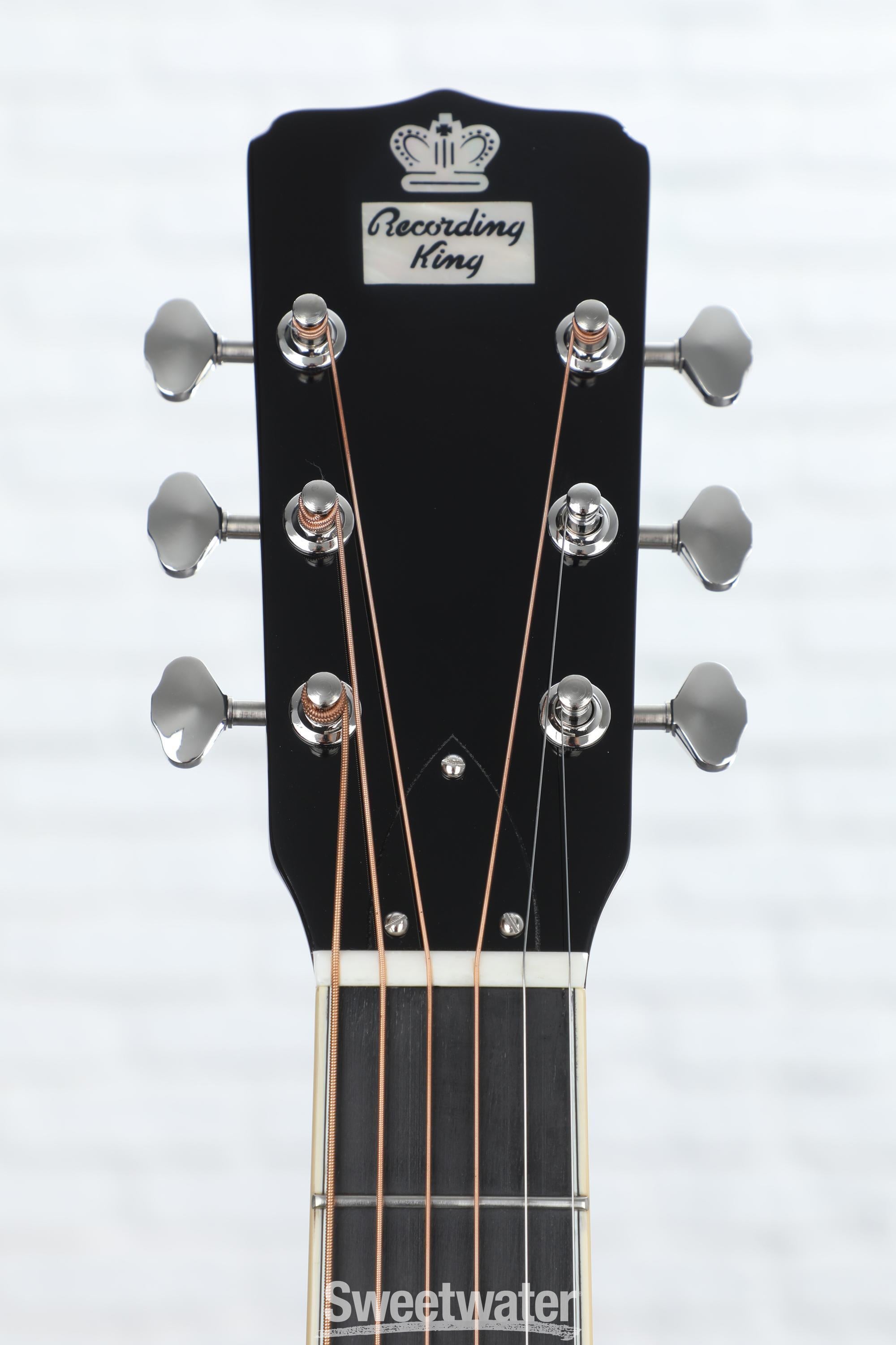 Recording King Professional Roundneck Resonator Guitar