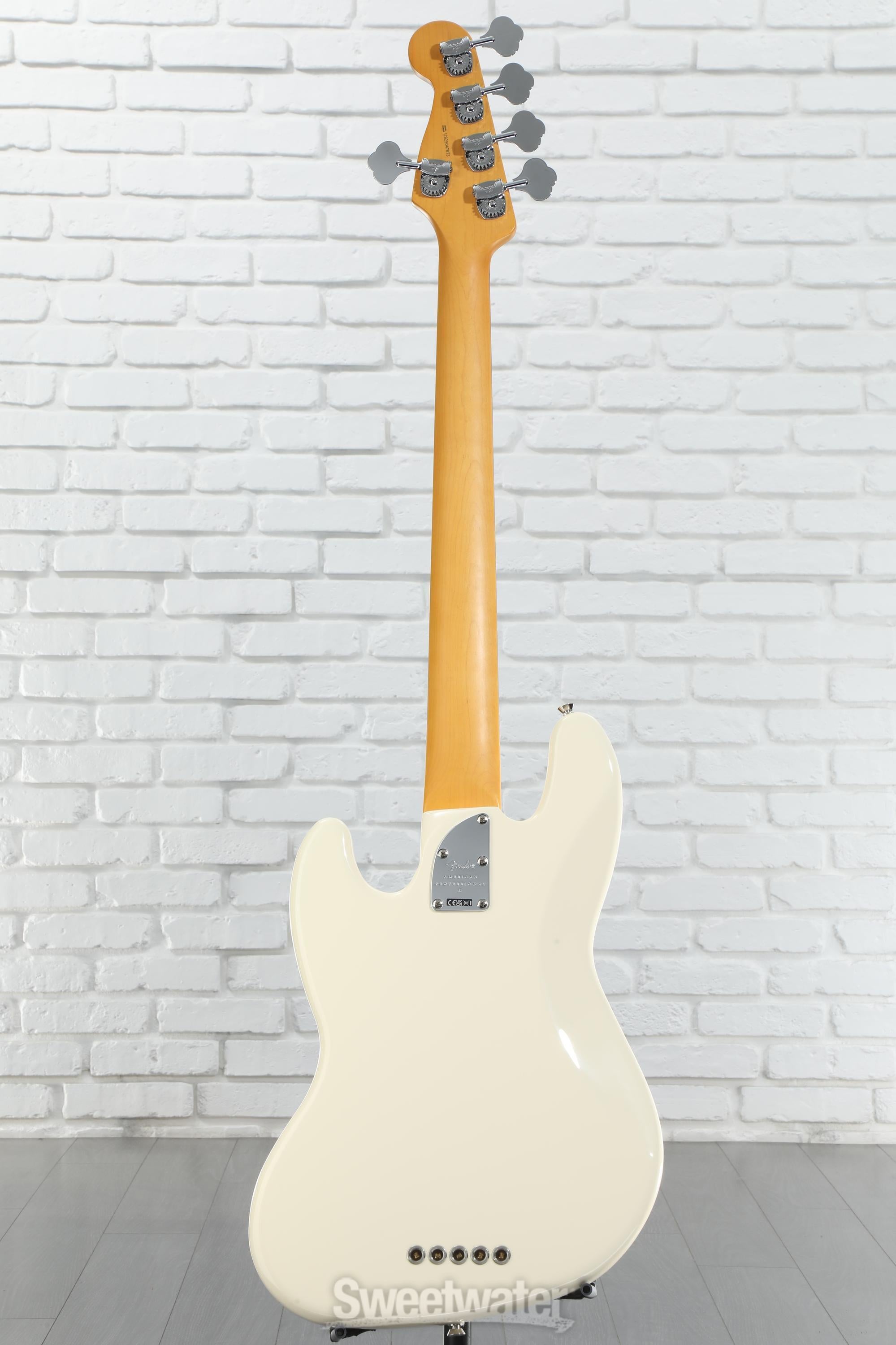 Fender American Professional Jazz Bass V - Black with Maple
