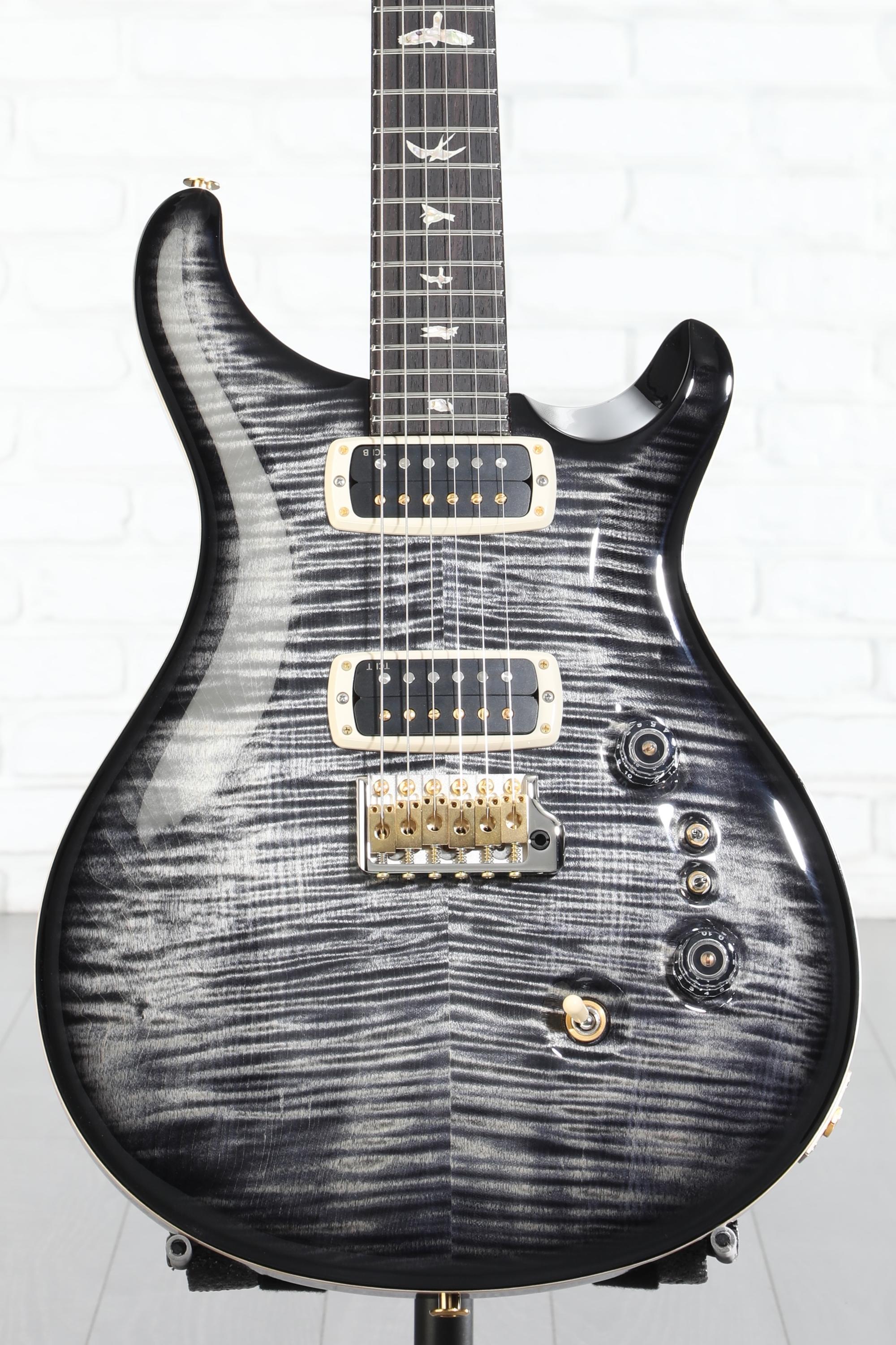 PRS Custom 24-08 10-Top Electric Guitar - Charcoal Burst/Charcoal