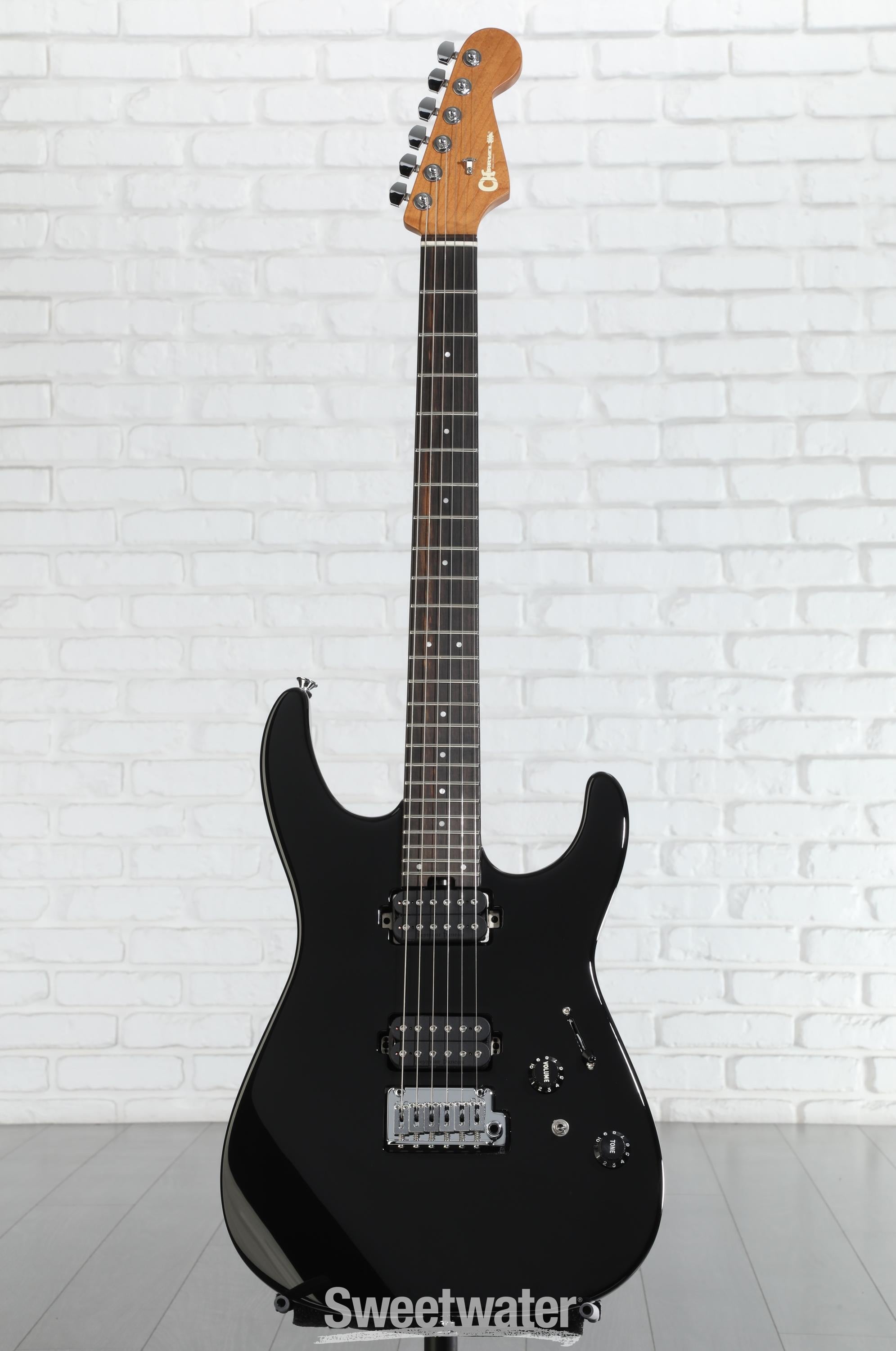 Charvel Pro-Mod DK24 HH 2PT EB Electric Guitar - Gloss Black
