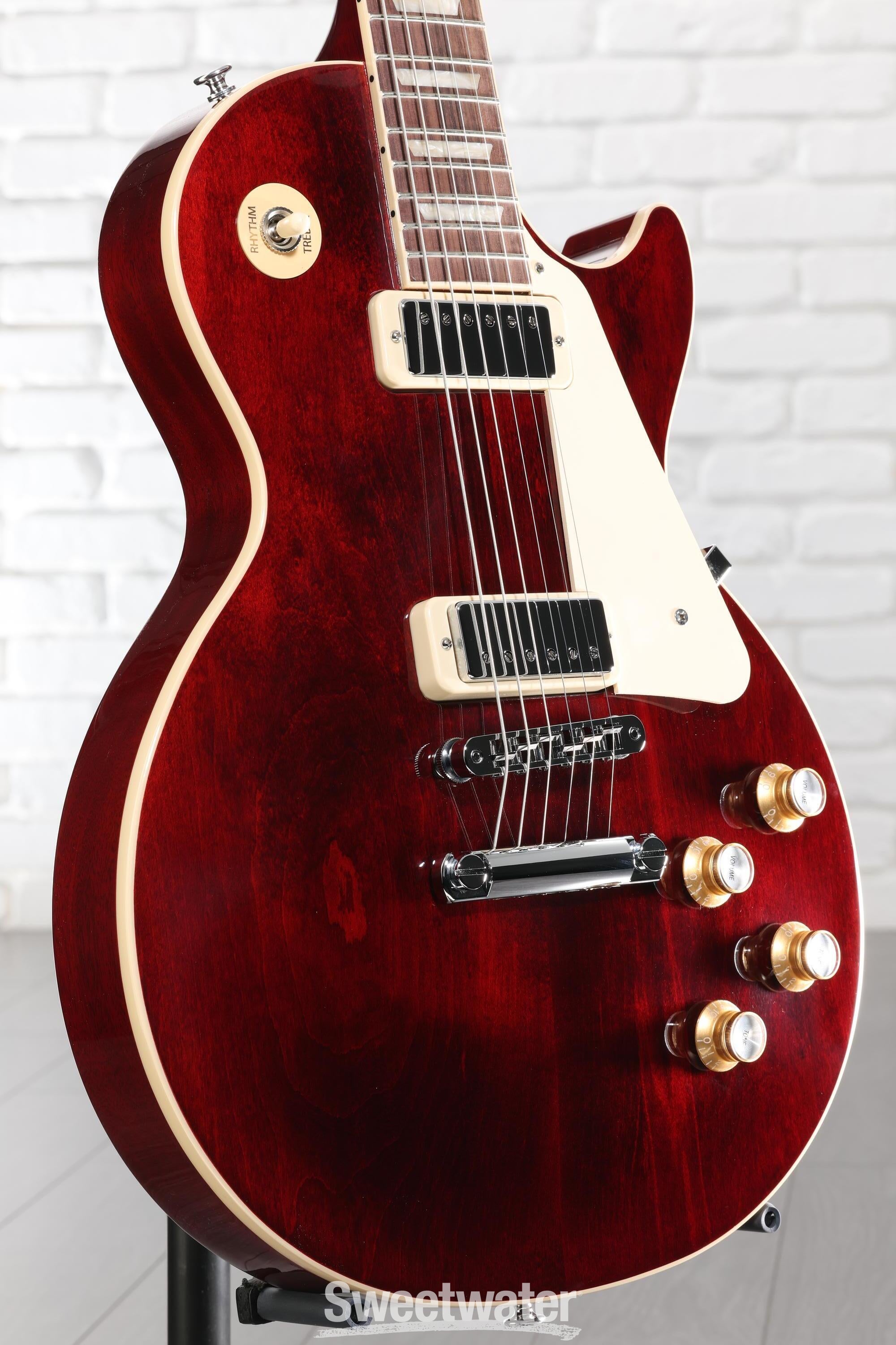 Gibson Les Paul Deluxe 70s Electric Guitar - Wine Red | Sweetwater