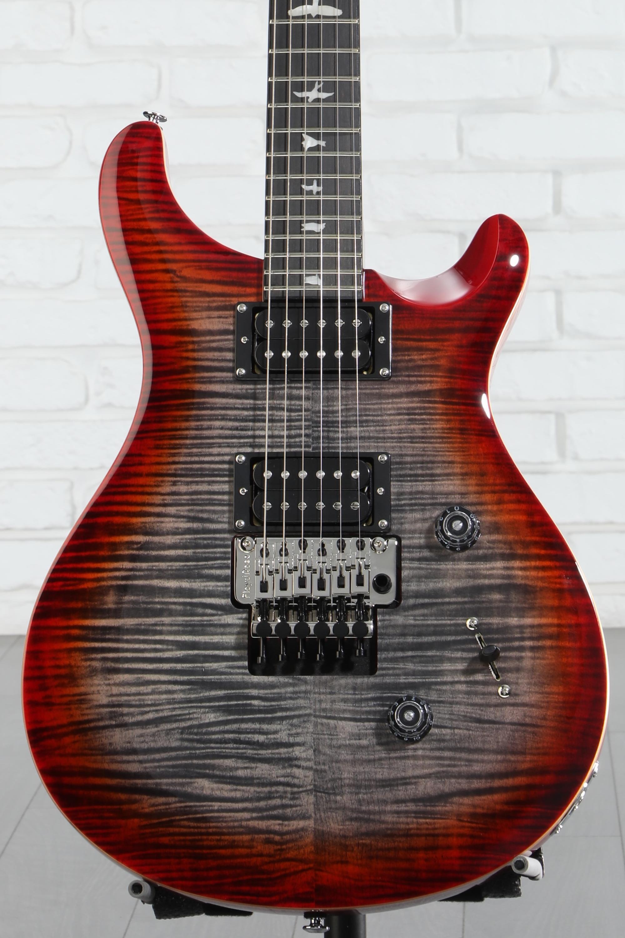 v*s様 PRS SE Custom24 Floyd charcoal burs PRS SE Custom 24 Floyd Electric Guitar - Charcoal Burst