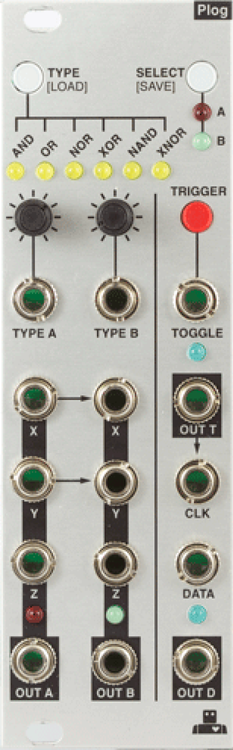 Intellijel Plog Eurorack Dual Programmable Logic Module | Sweetwater