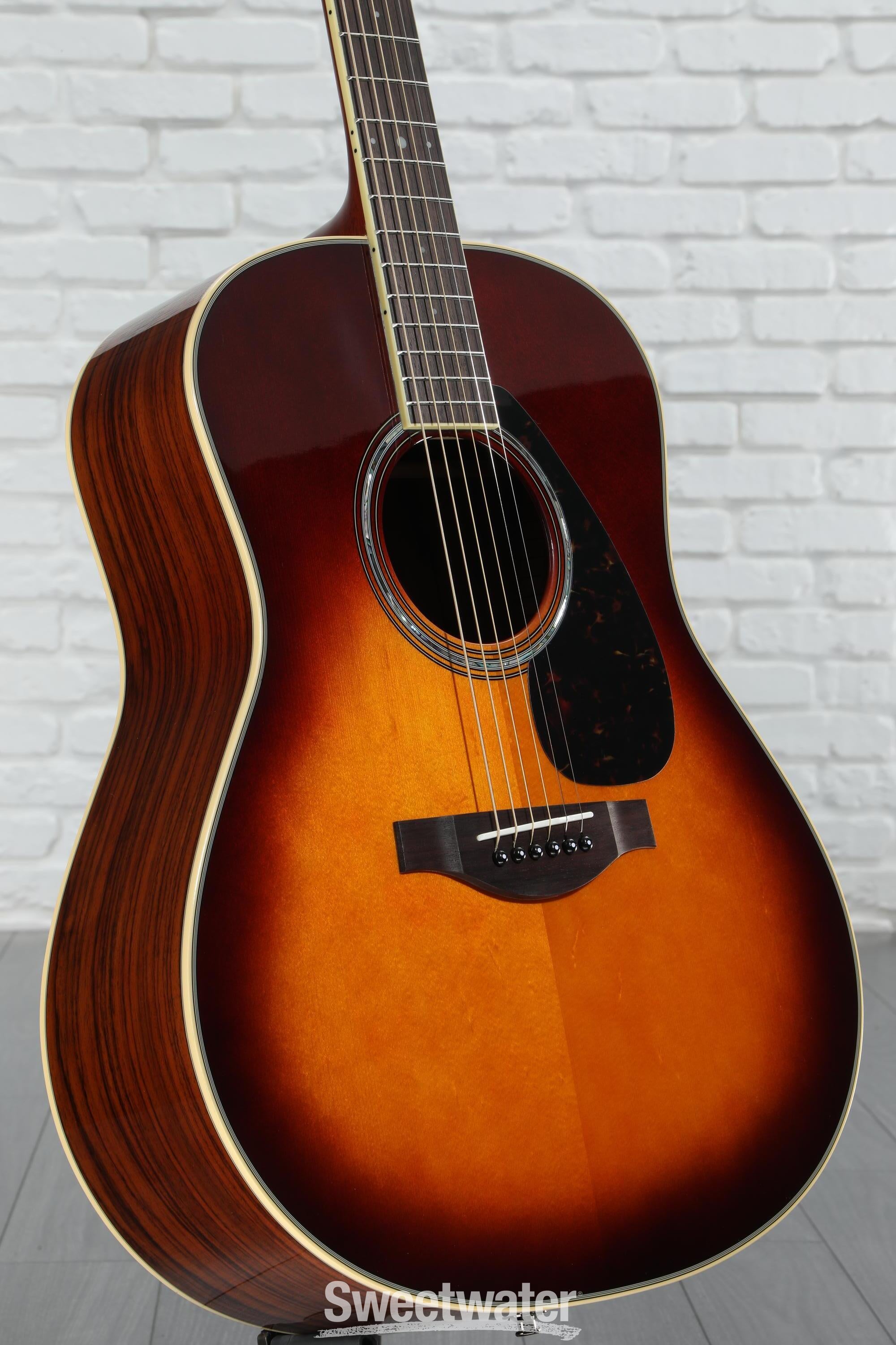 Yamaha LL6 ARE Original Jumbo Acoustic Guitar - Brown Sunburst