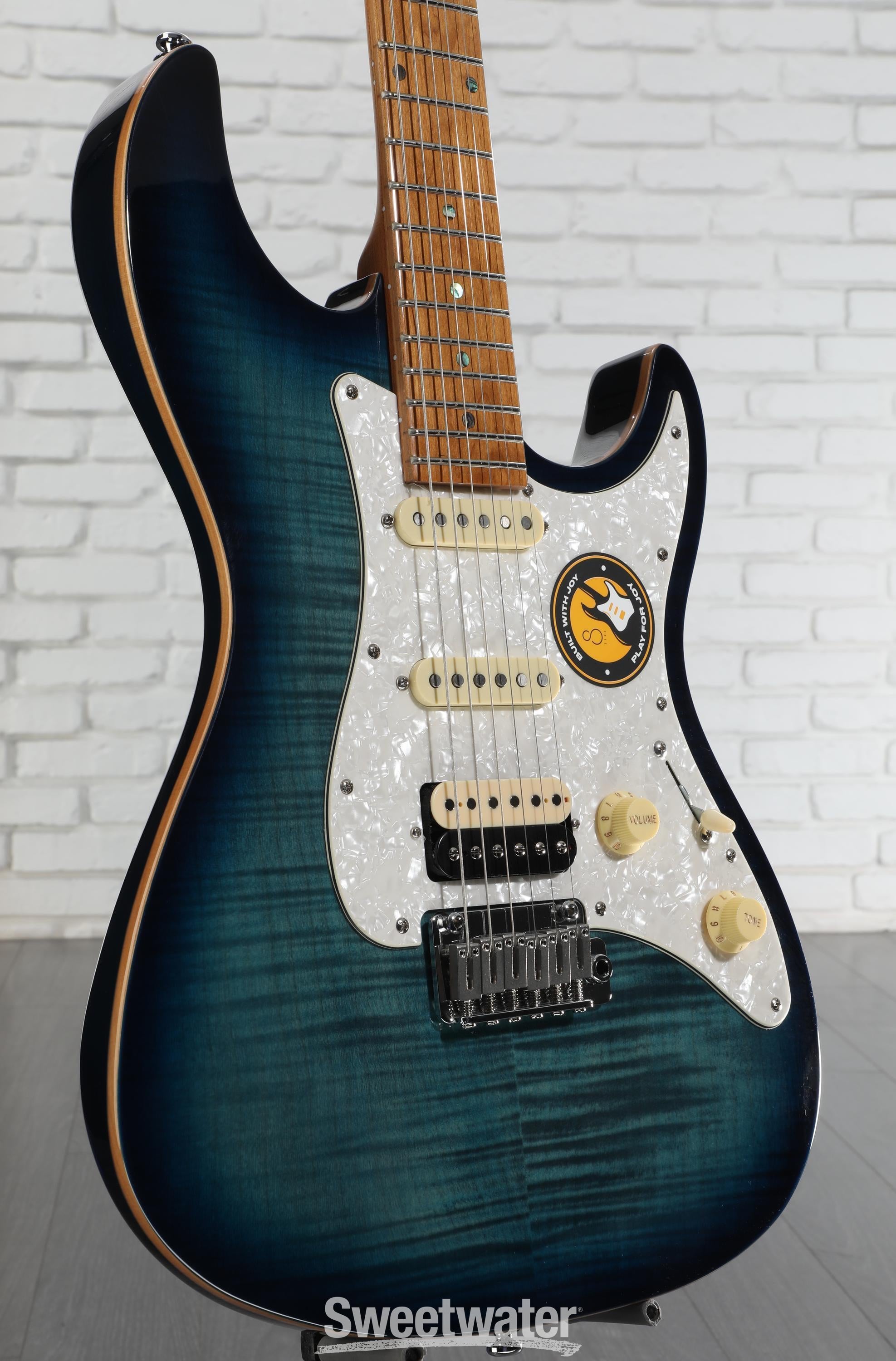 Sire S7 FM エレキギター Sire Larry Carlton S7 FM Electric Guitar - Transparent Blue