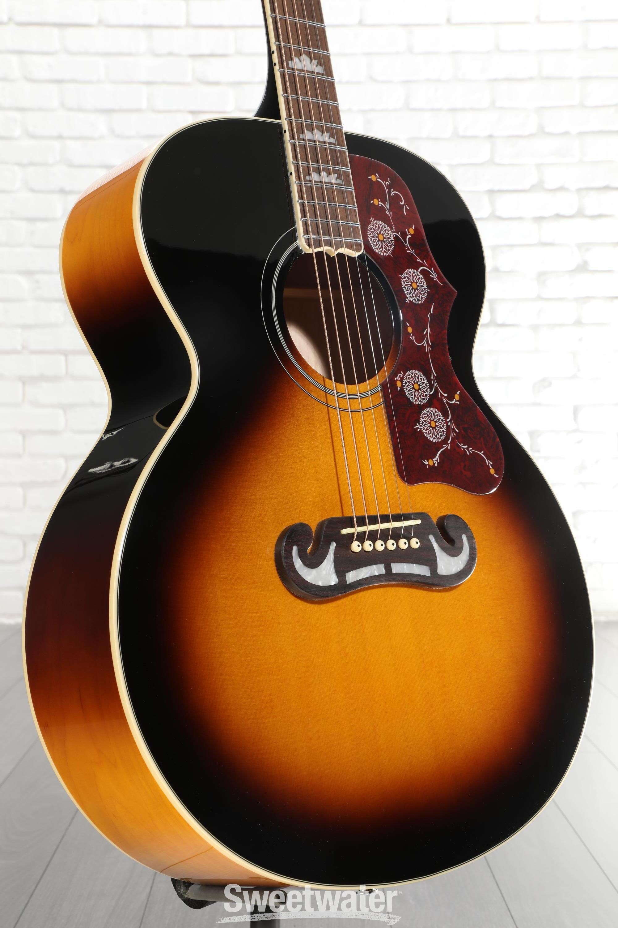 Photo of Epiphone J-200 Studio Acoustic-electric Guitar - Vintage Sunburst